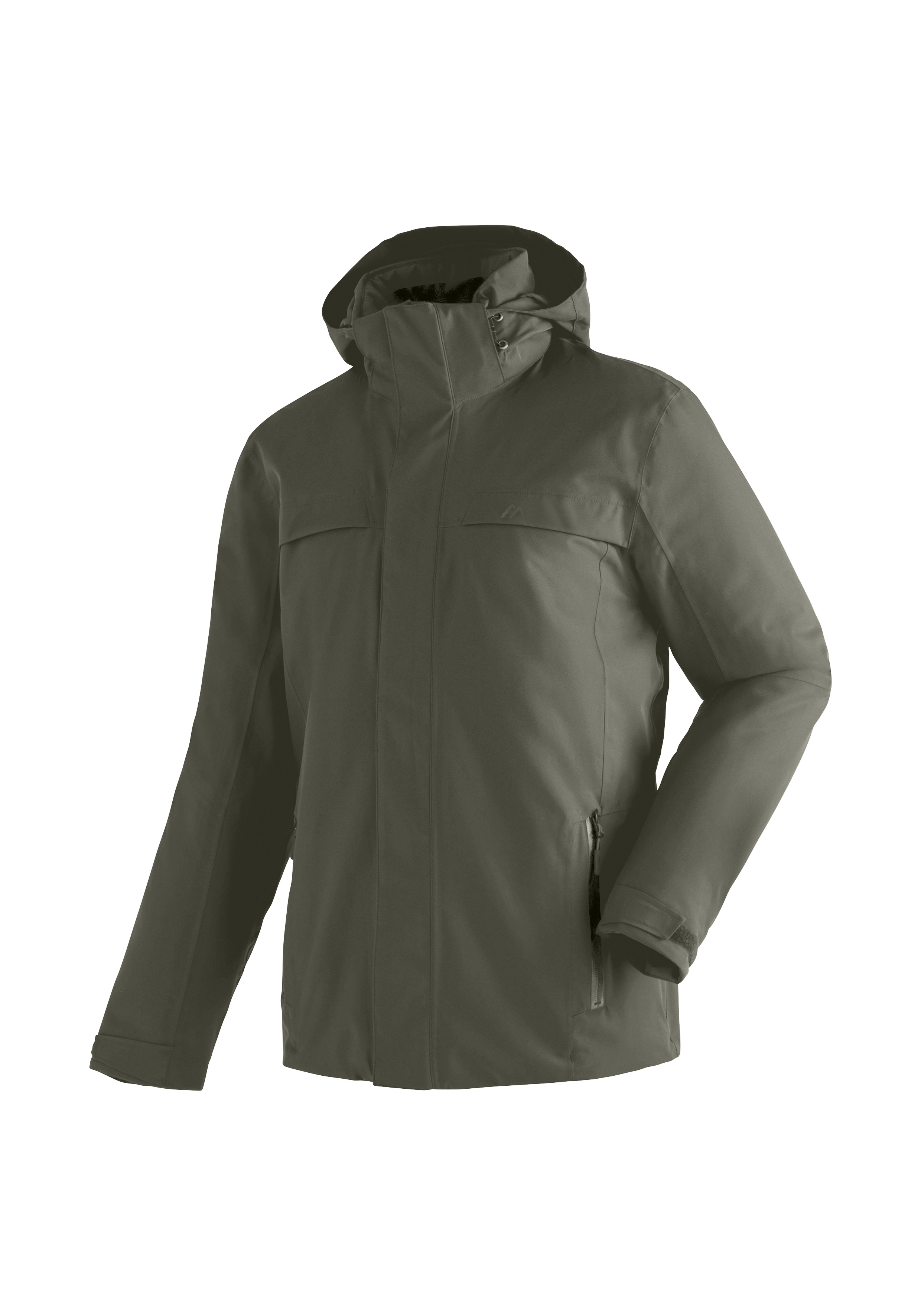 Peyor M Herrenjacke, Outdoorjacke, Hardshell, Grau, Kapuze