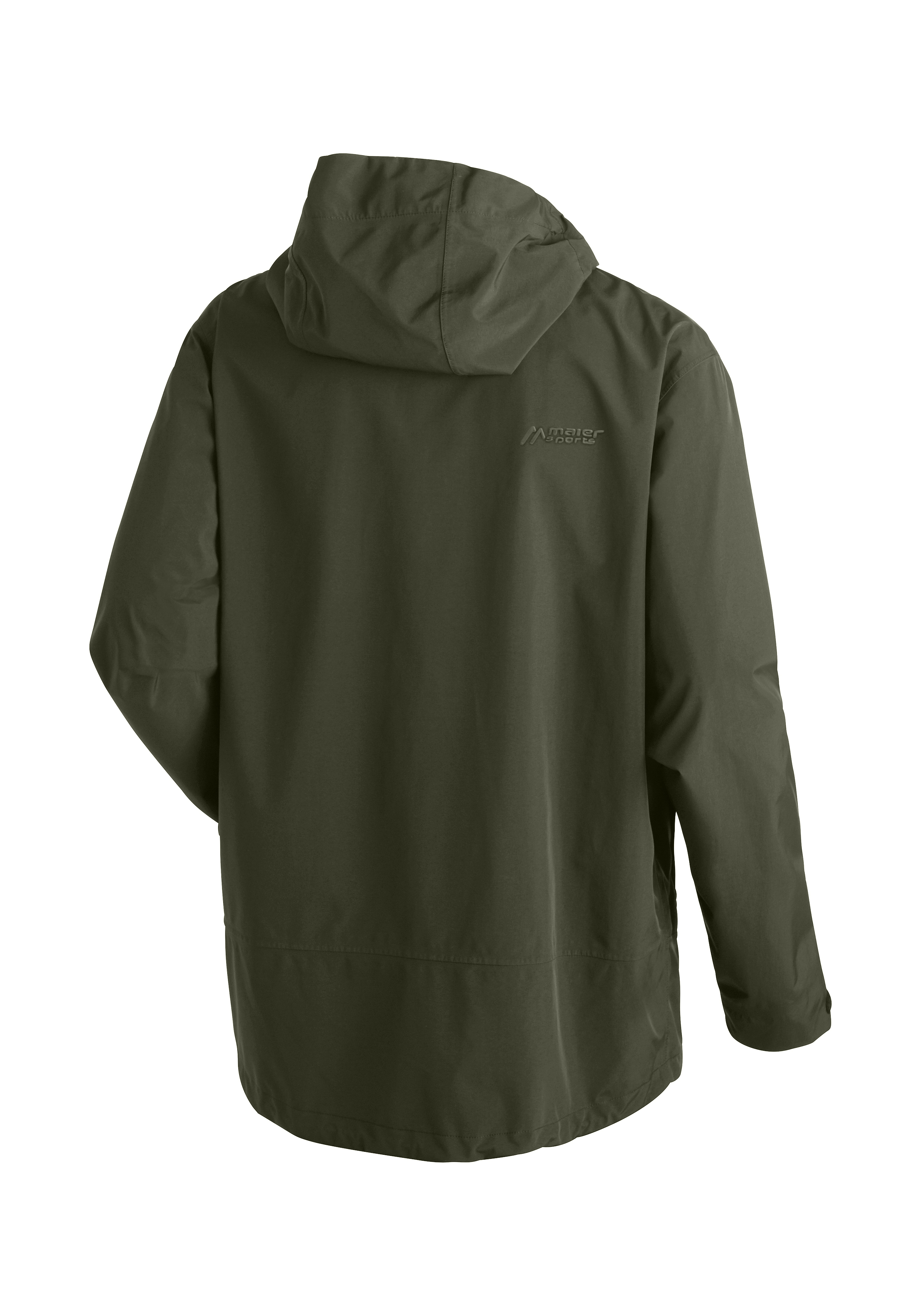 Herrenjacke, Hardshell, Windjacke, Kapuze, Olive-Grün