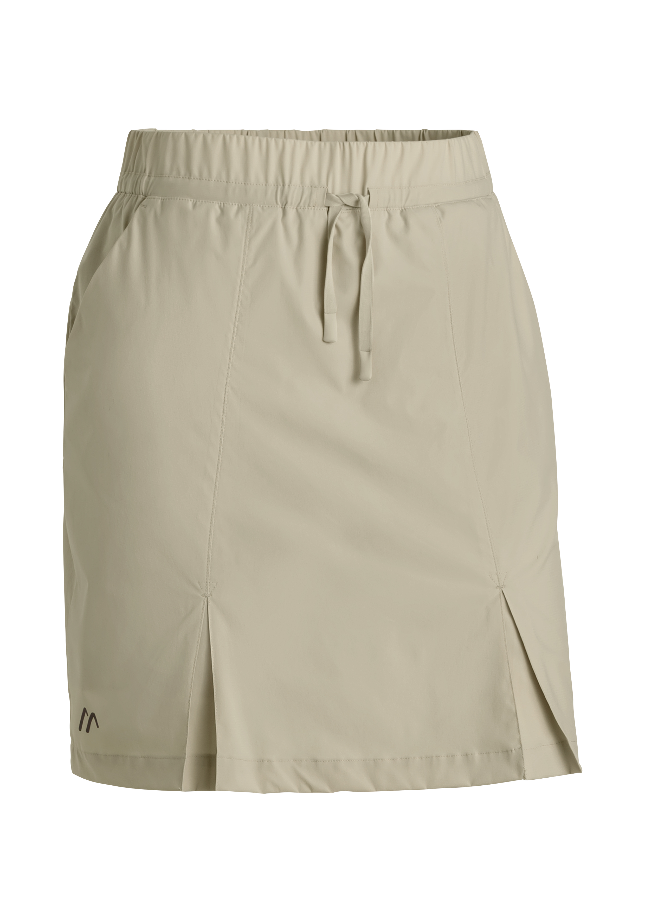 Fortunit Shortin W Rock, Beige, Knielang, Kordelzug, Schlitz