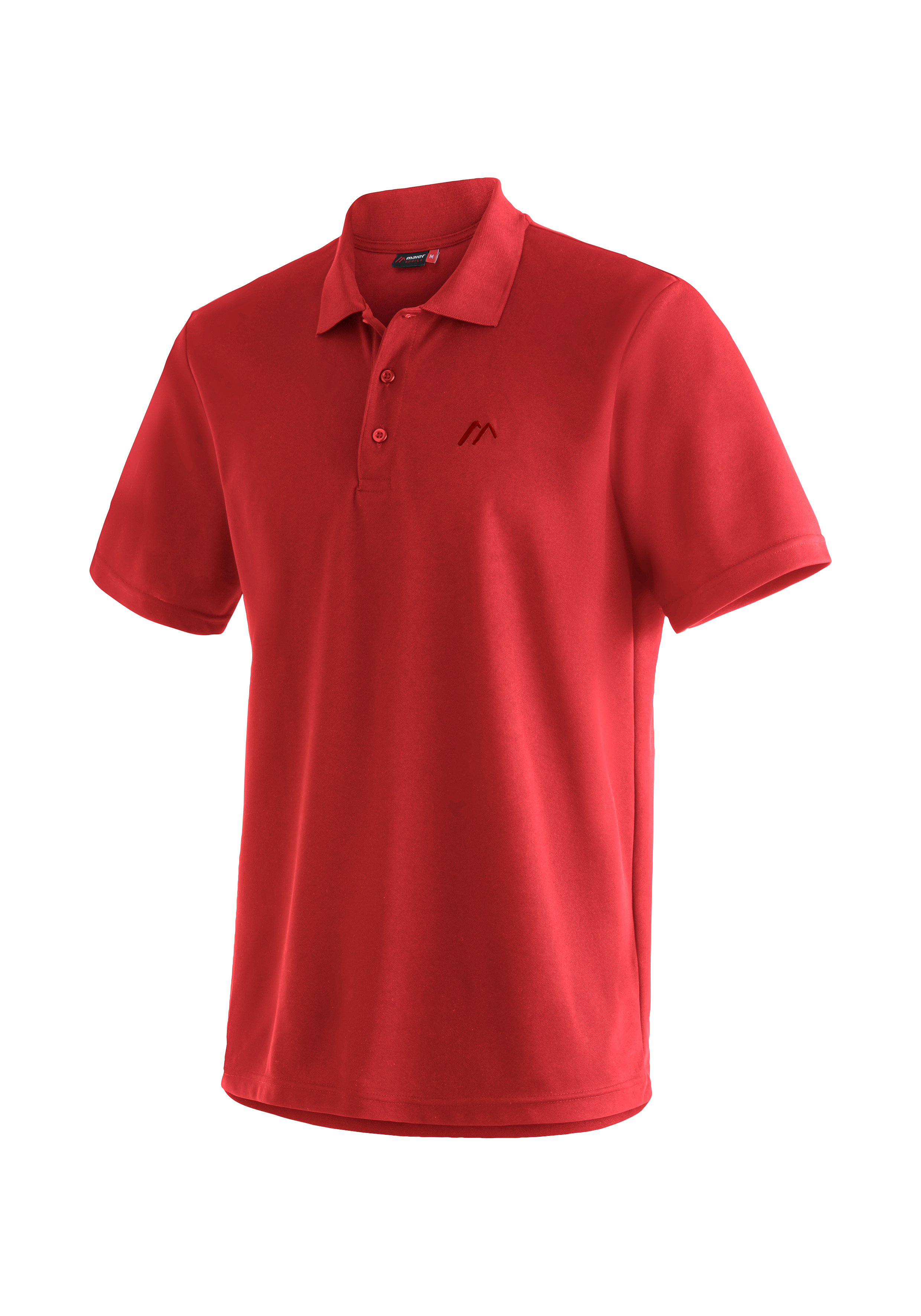 Ulrich Polohemd, Rot, Kurzarm, Piqué, Logo, Polo-Shirt, Kurzarm, Rot, Polohemden, Streifenloser Logo