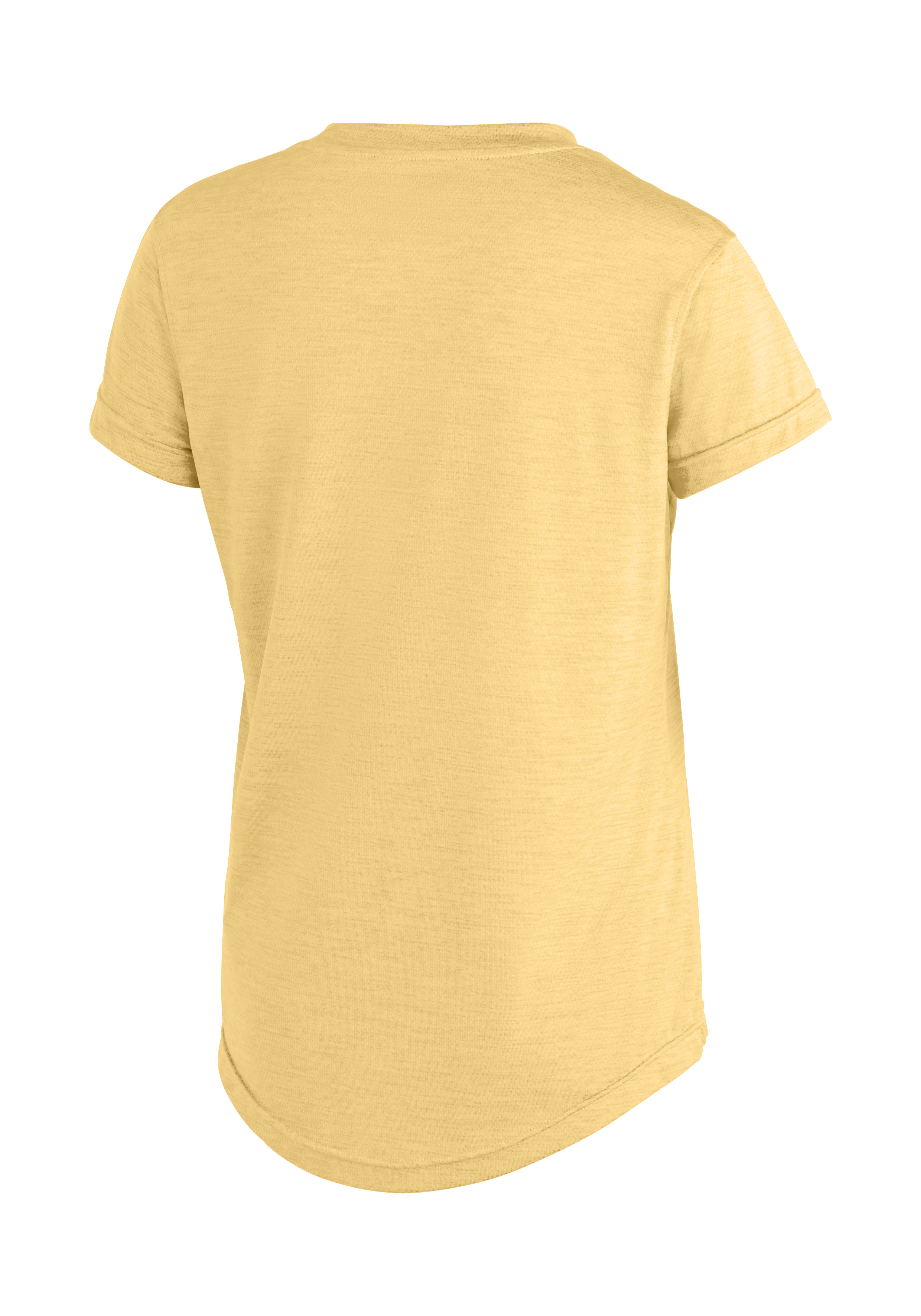 Tee, T-Shirt, Kurzarm, Rundhals, Gelb