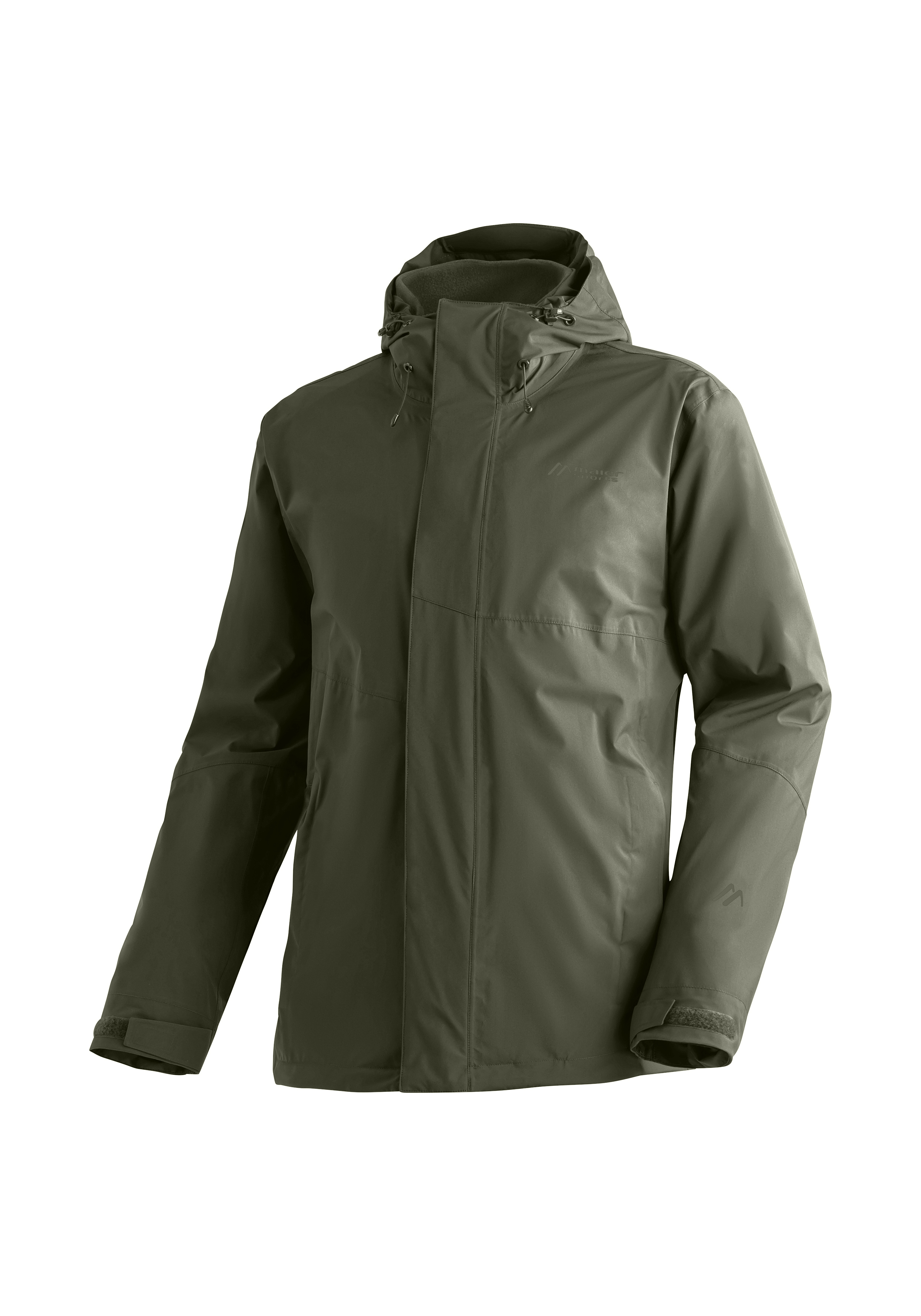 Metor 3in1 M jacke, windjacke, militärgrün, hoodie, reißverschluss