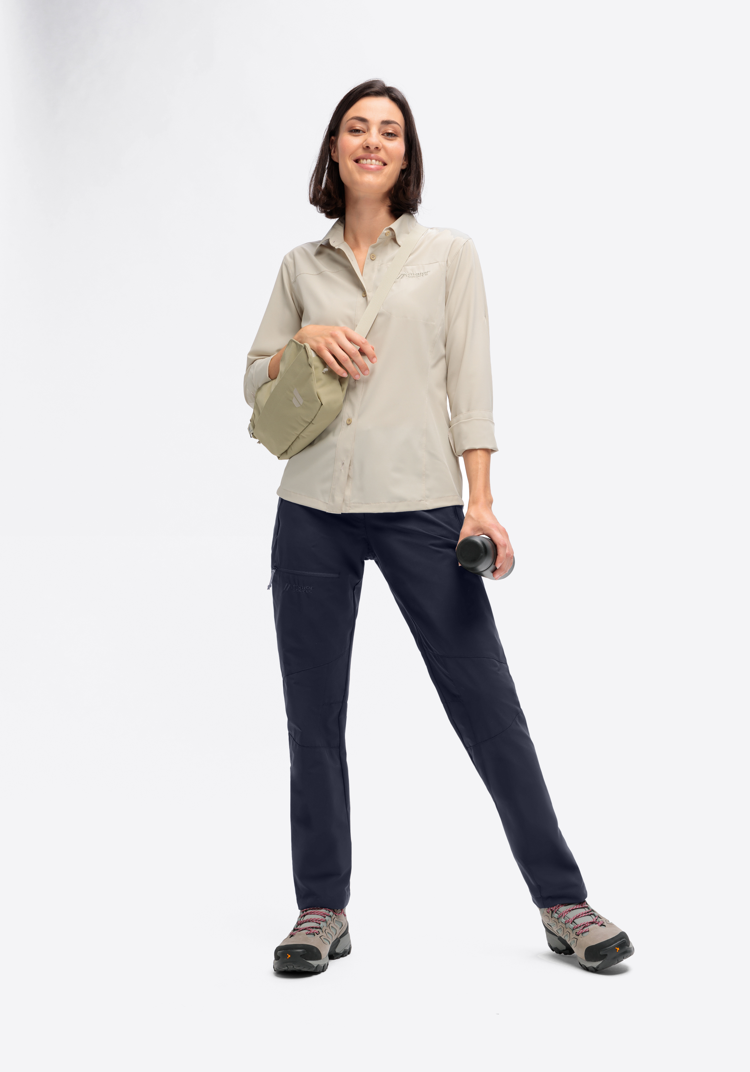 Langarm, Hosen, Hemd, Bluse, Person