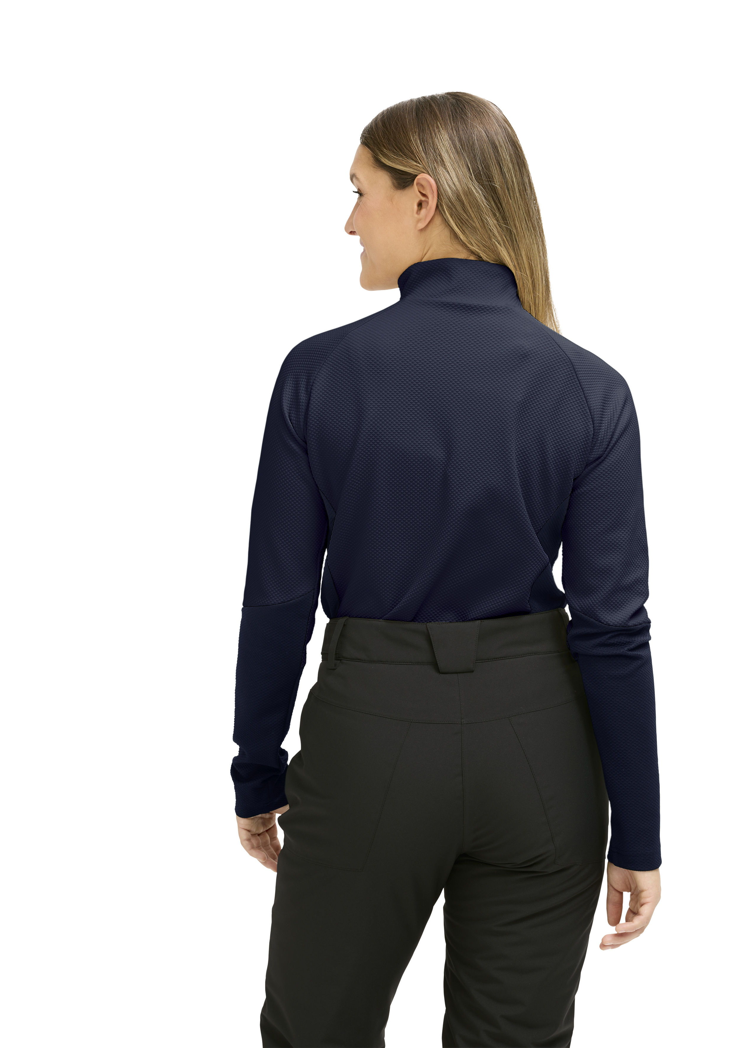 Rogla HZ W Langarmshirt, Navy, Damen, Kunstfaser, Radsport