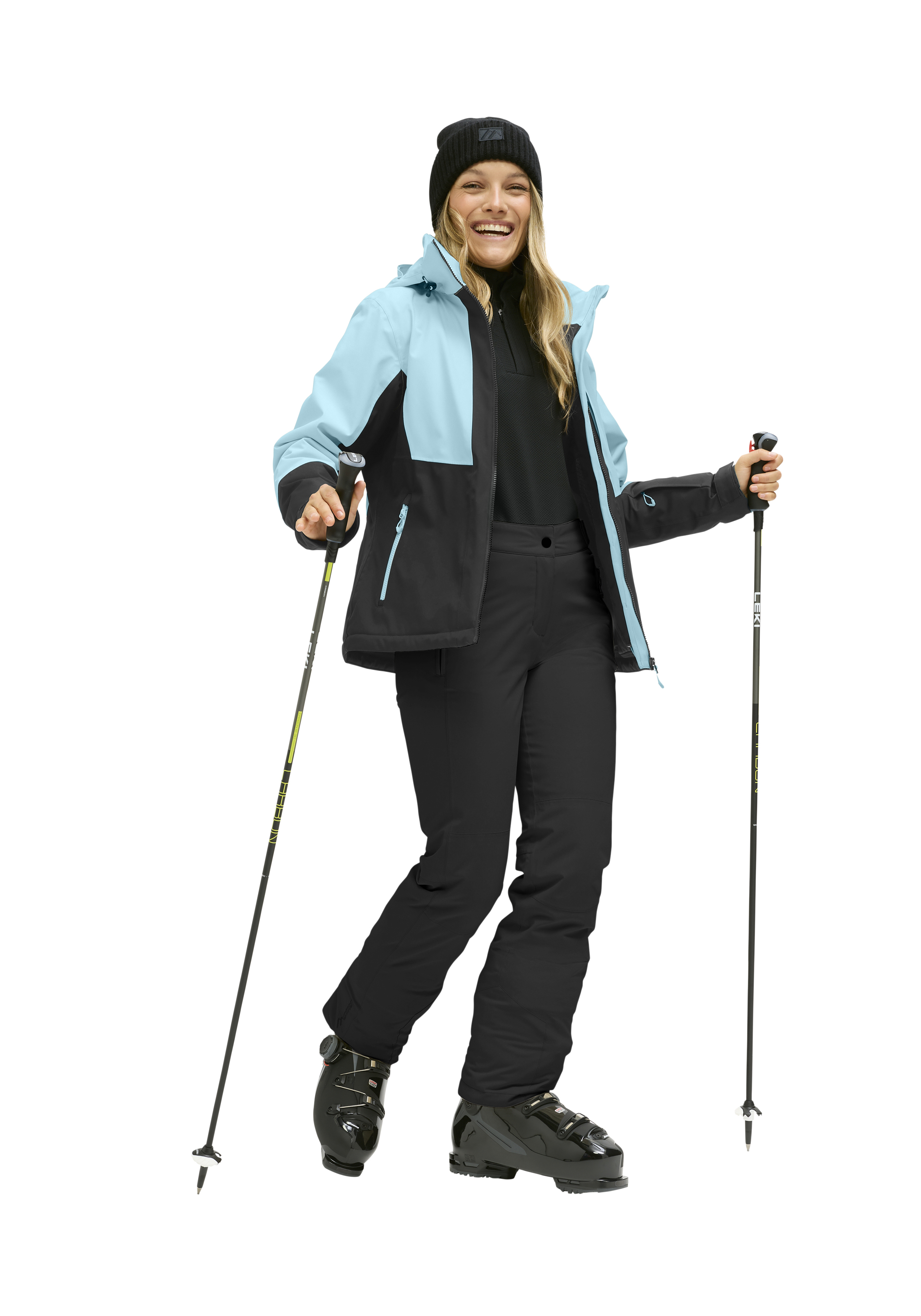 JANA Skiwear, Snow Jacket, Hardshell, Pants, Ski Poles