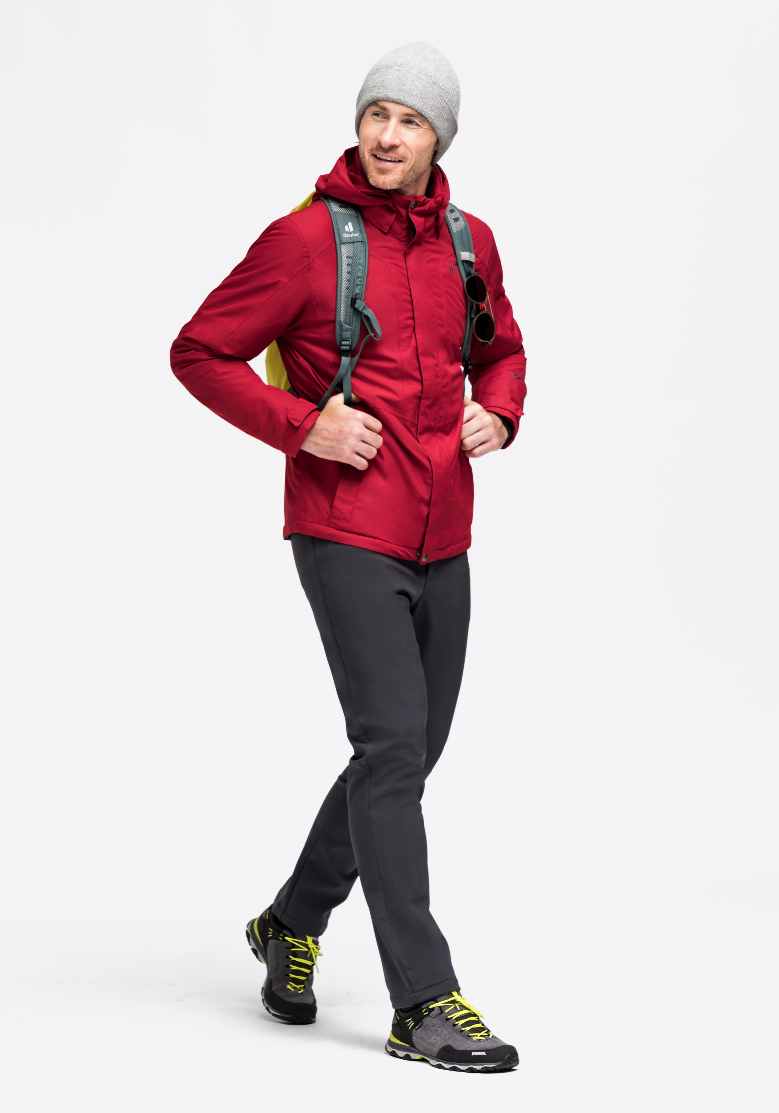 Mantel, Jacke, Langarm, Mann, Person