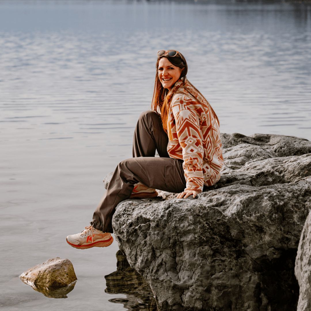 Outdoor, Schickjacke, Geometrischer Muster, Fleece, Steiniger Blick, Outdoor, Kleidung, Pullover, Schal, Bergseen