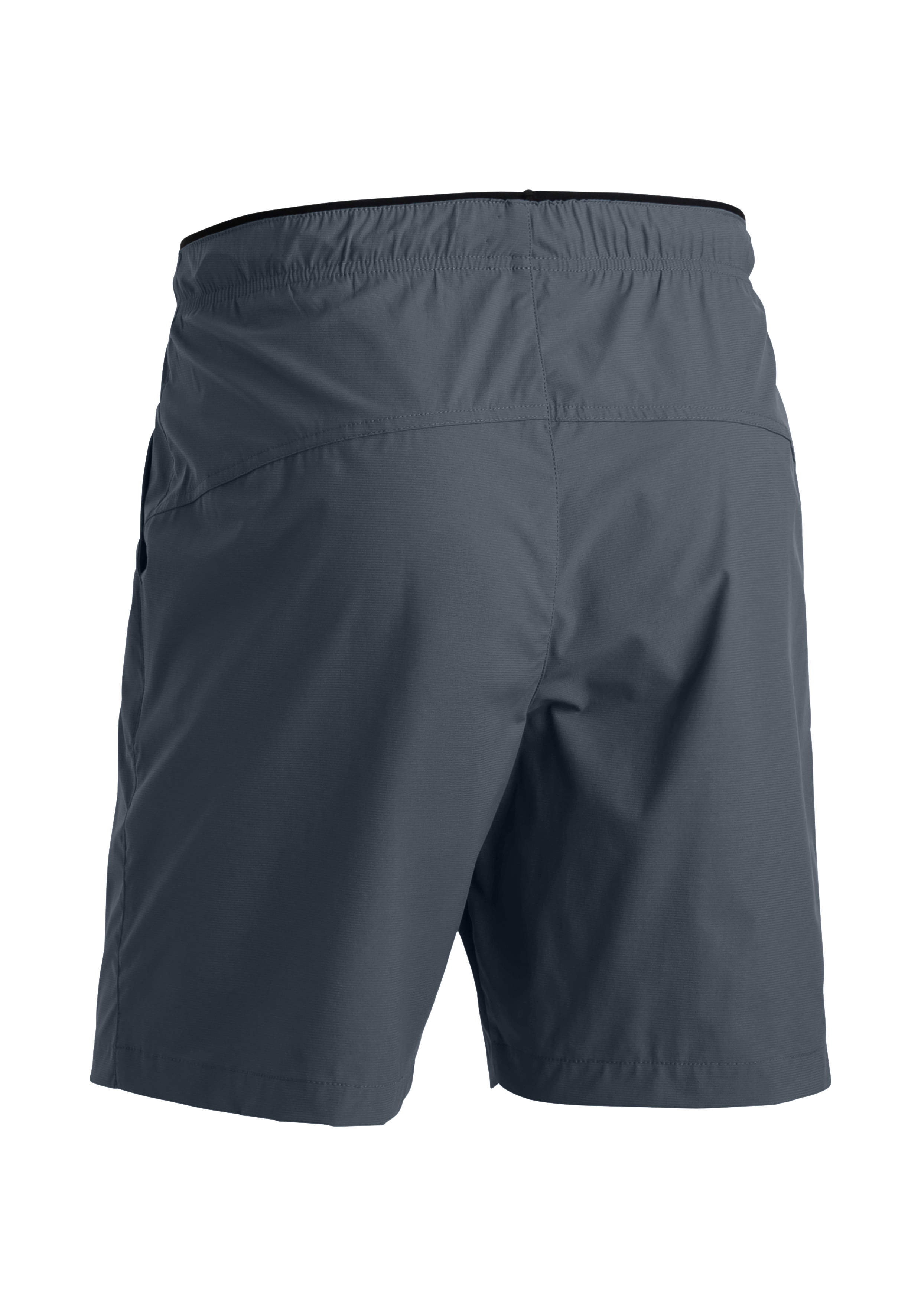 Hose, Shorts, Material: Nylon, Farbe: Blau, Gürtellose Taille