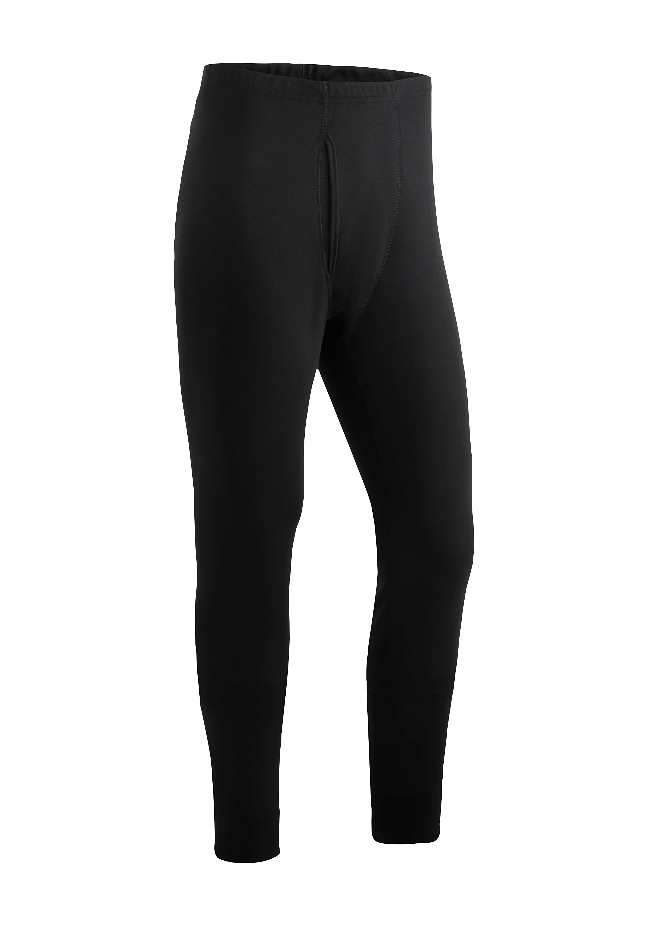He-U-Hose lang Hose, Schwarz, U-wärmer, Slim-fit, Länge knöchellang