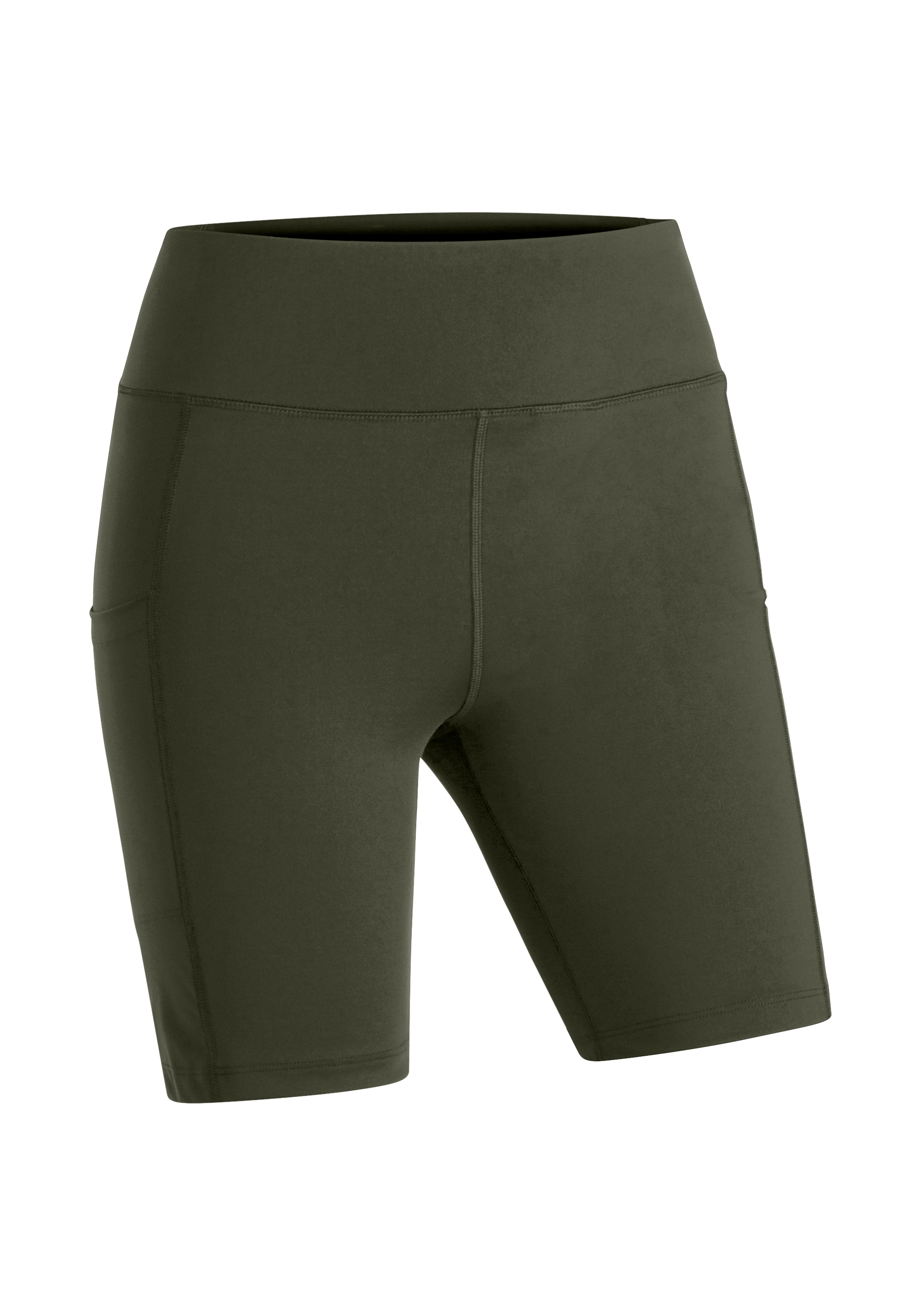 Hose, Shorts, Olivgrün, Sporthose, Stretch