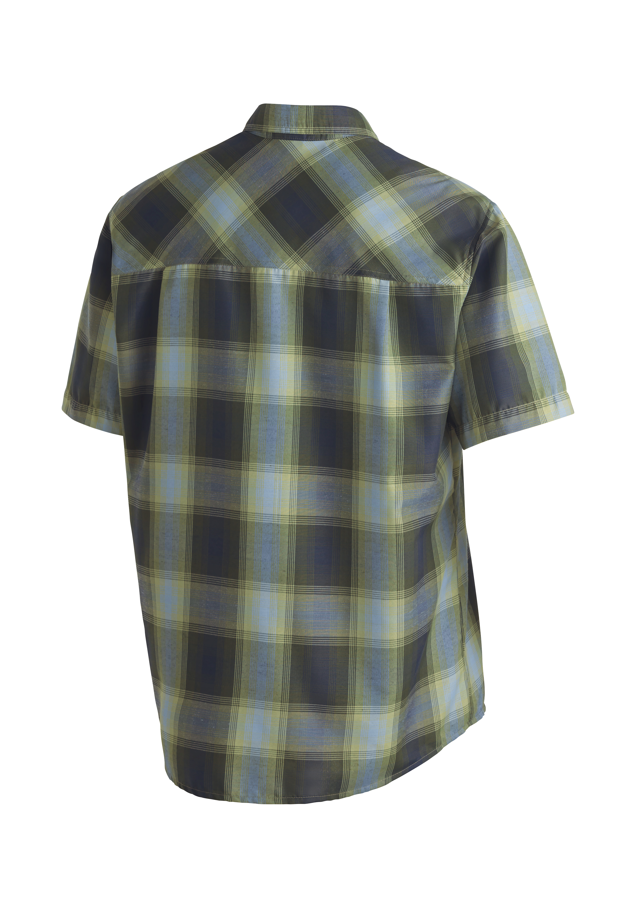 Hemd, Kurzarm, Plattformmuster, Karo, Plaid