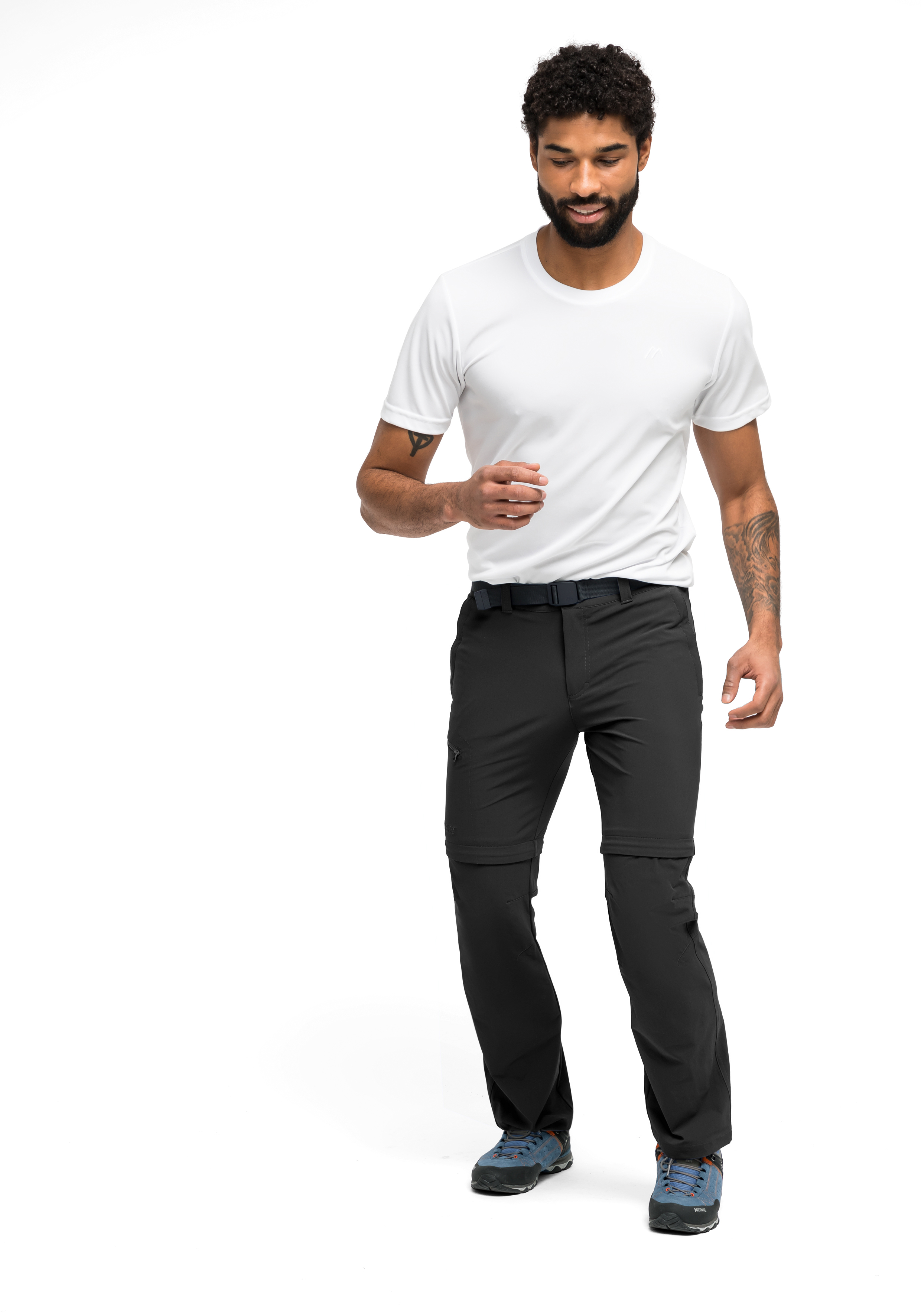 T-shirt, Hosen, Person, Stehend, Mann, T-shirt, Hosen, Person, Stehend, Mann