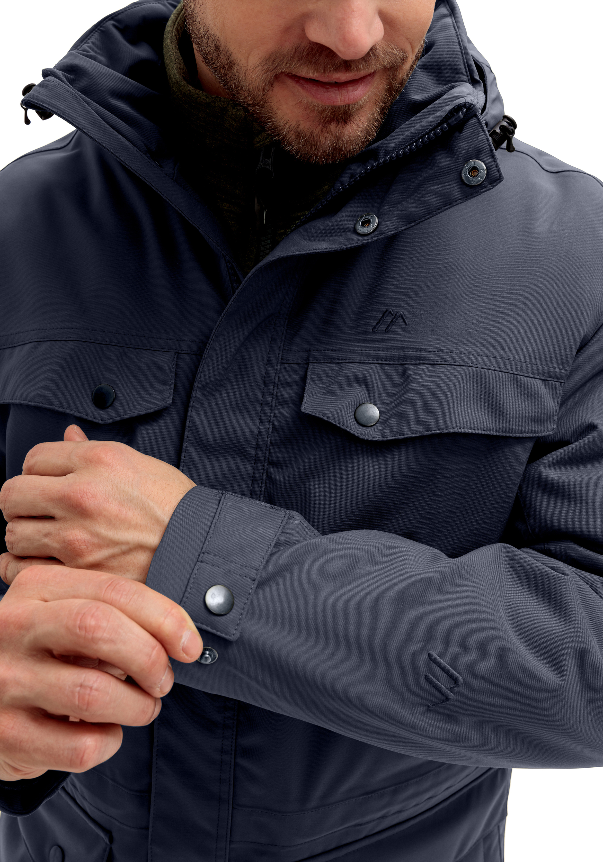 KNUTH Mantel, Jacke, Erwachsener, Mann, Person, jacke, windjacke, reissverschluss, taschen, knöpfe