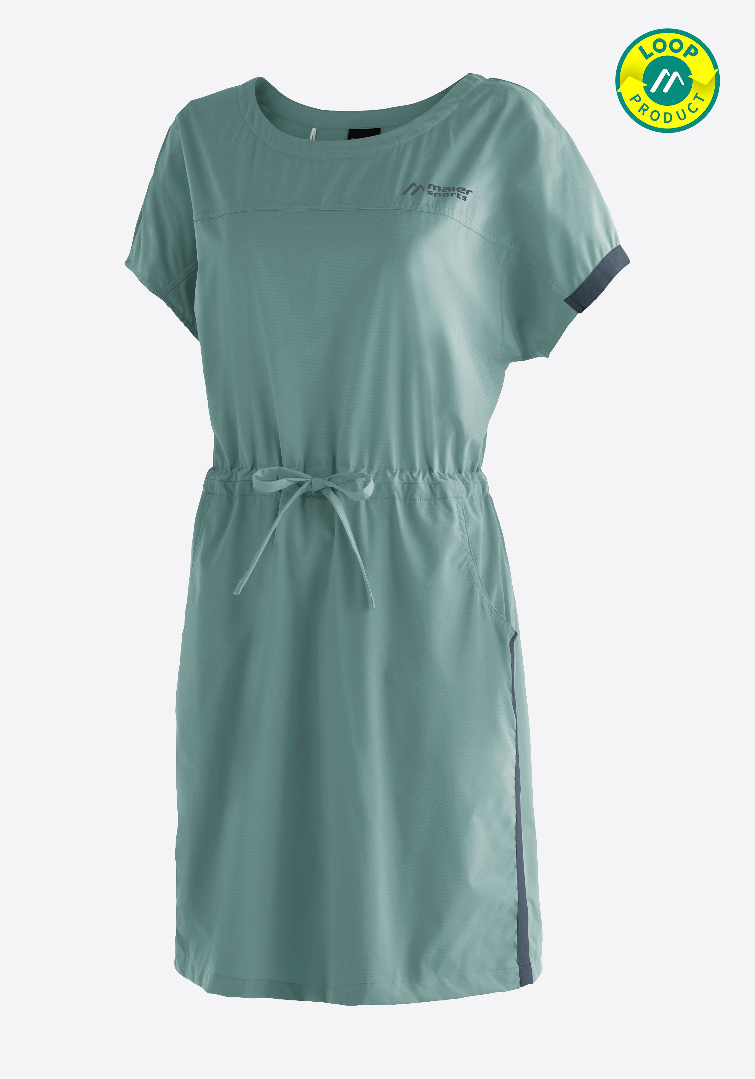 Mayu41【TATRAS】 PANTELLERIA Fortunit Dress 2 | ombre blue/black | 36 | 4065716154191