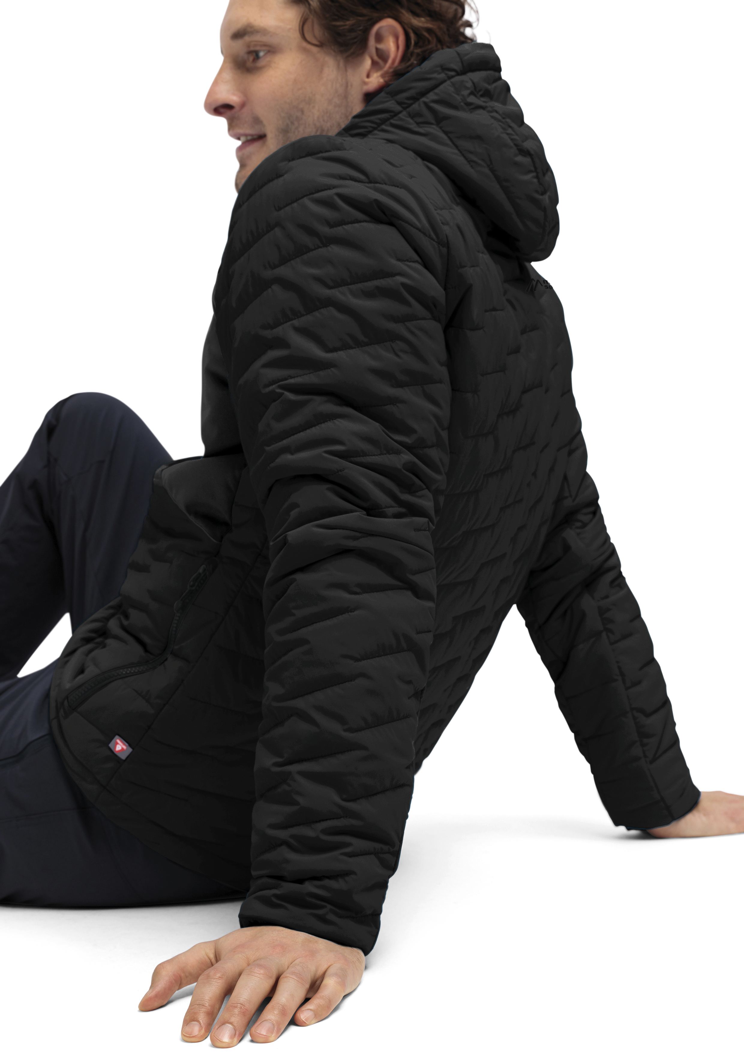 Bekleidung, Mantel, Jacke, Langarm, Person, Hoodie, Puffer, Schwarz, Jacke, Quilted, Pufferjacke, Hoodie, Reversverschluss, Reißverschluss, dunkel, Jacke