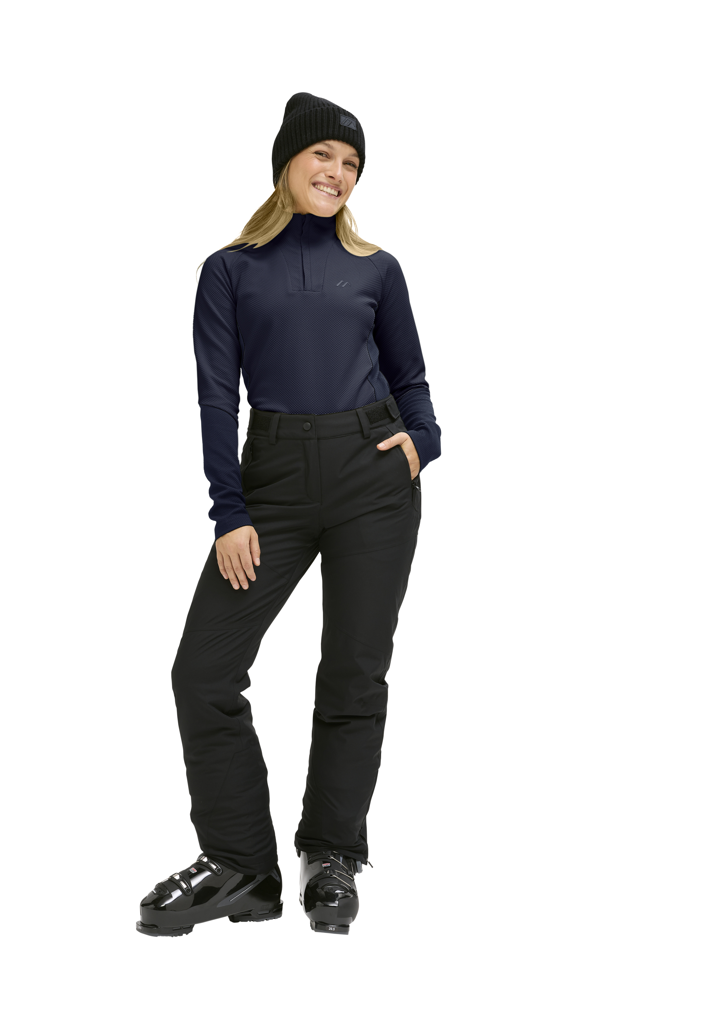 Rogla HZ W Damen-Outdoorhose, Skihose, Schwarz, Behauster, Hochsitz?