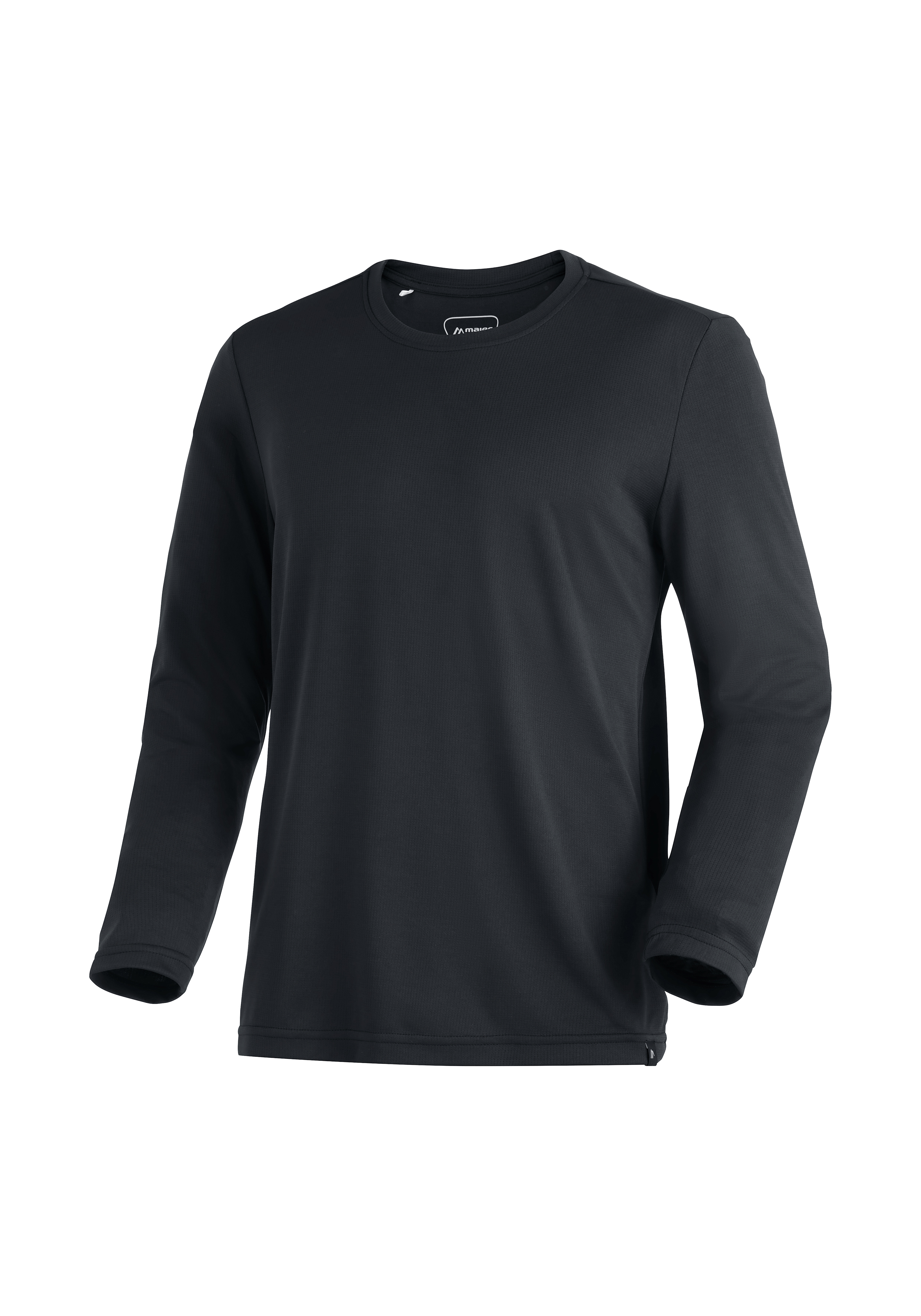 Bekleidung, Langarm, Ärmel, T-shirt, Mantel, Langarmshirt, Dunkelgrau, Kühlmaterial, Rundhals, Unisex