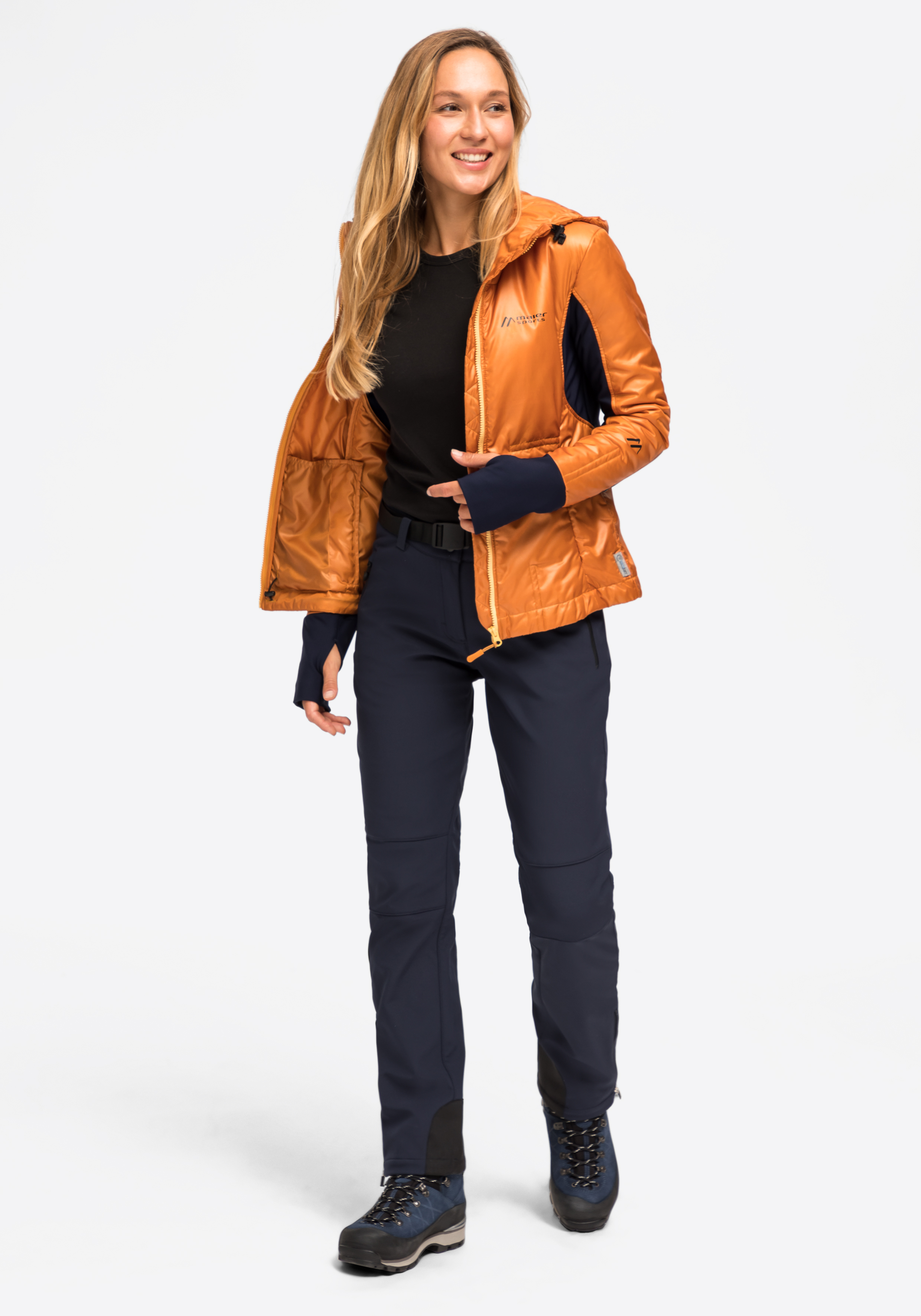 Mantel, Jacke, Handschuh, Person, Frau