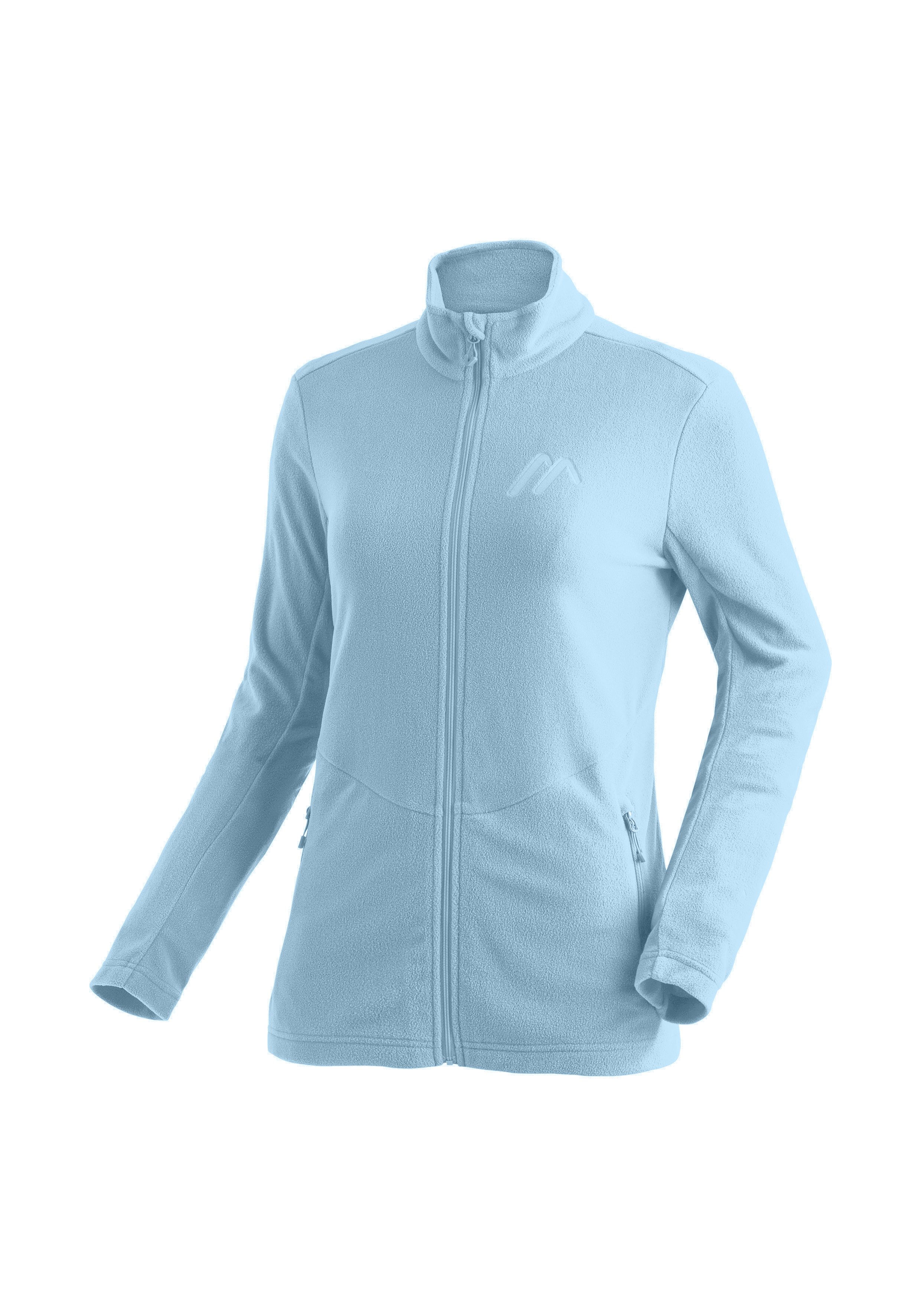 Fleecejacke, Reißverschluss, Stehkragen, Fronttaschen, Unisex