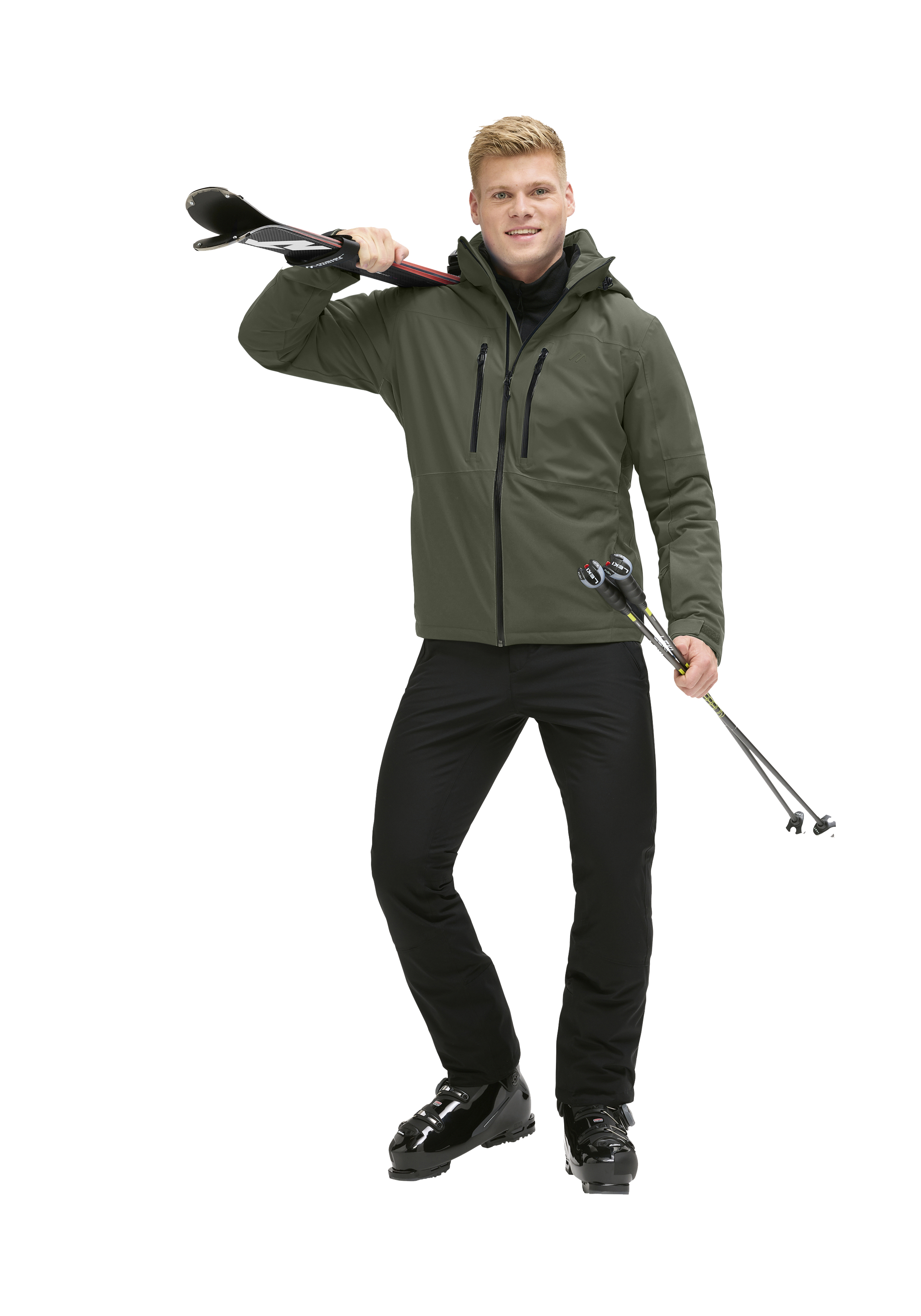 Golte Regenjacke, Herrenjacke, Outdoorjacke, Verschlussfront, Reißverschluss