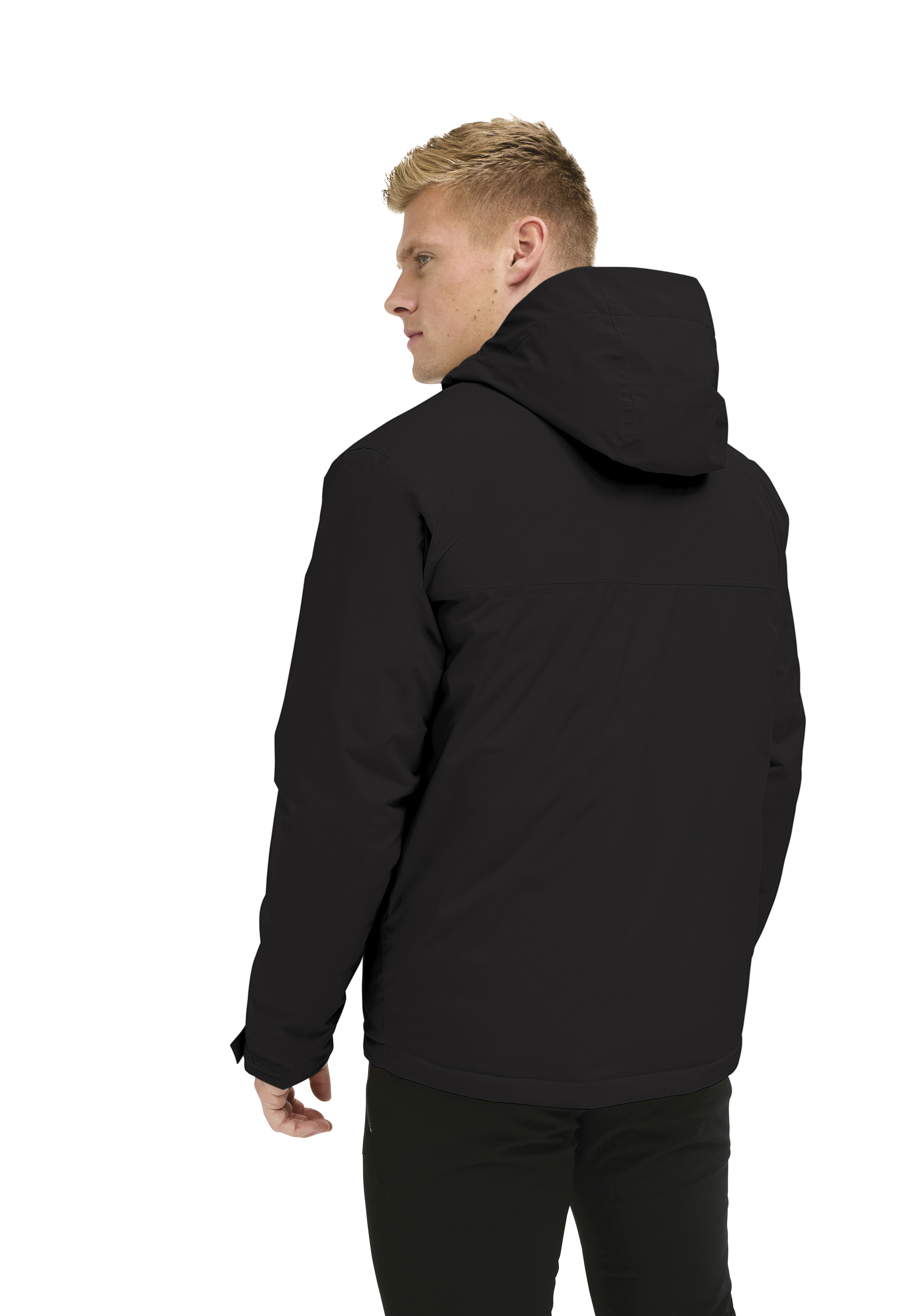 Elite Warm M jacke, hoodie, puffer, winterjacke, schwarz