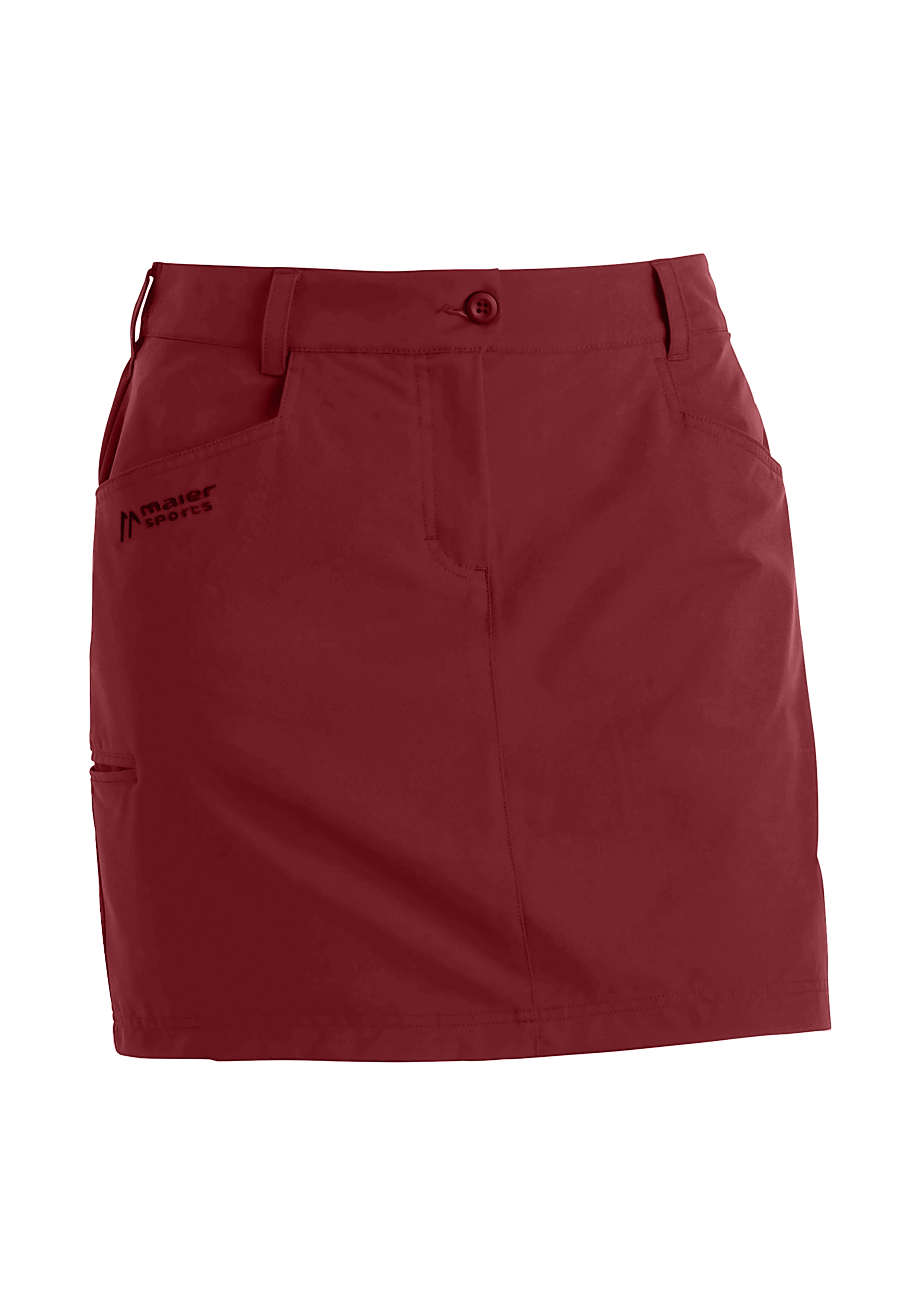 Lulaka Skort Loop Rock, Skirt, Maroon, Maier Sports, Wadenlänge