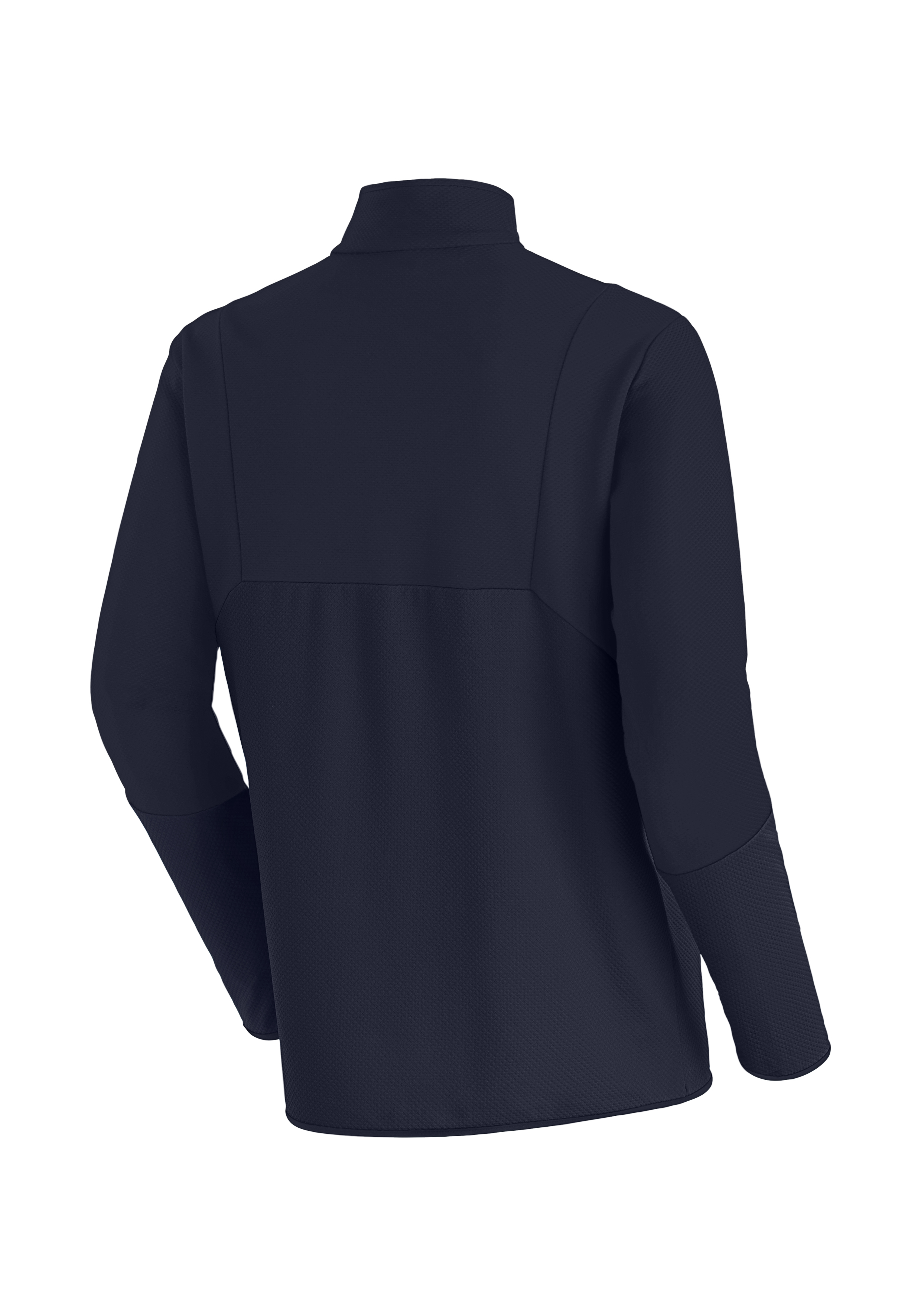 jacke, langärmlig, dunkelblau, Kragen, Strukturstoff