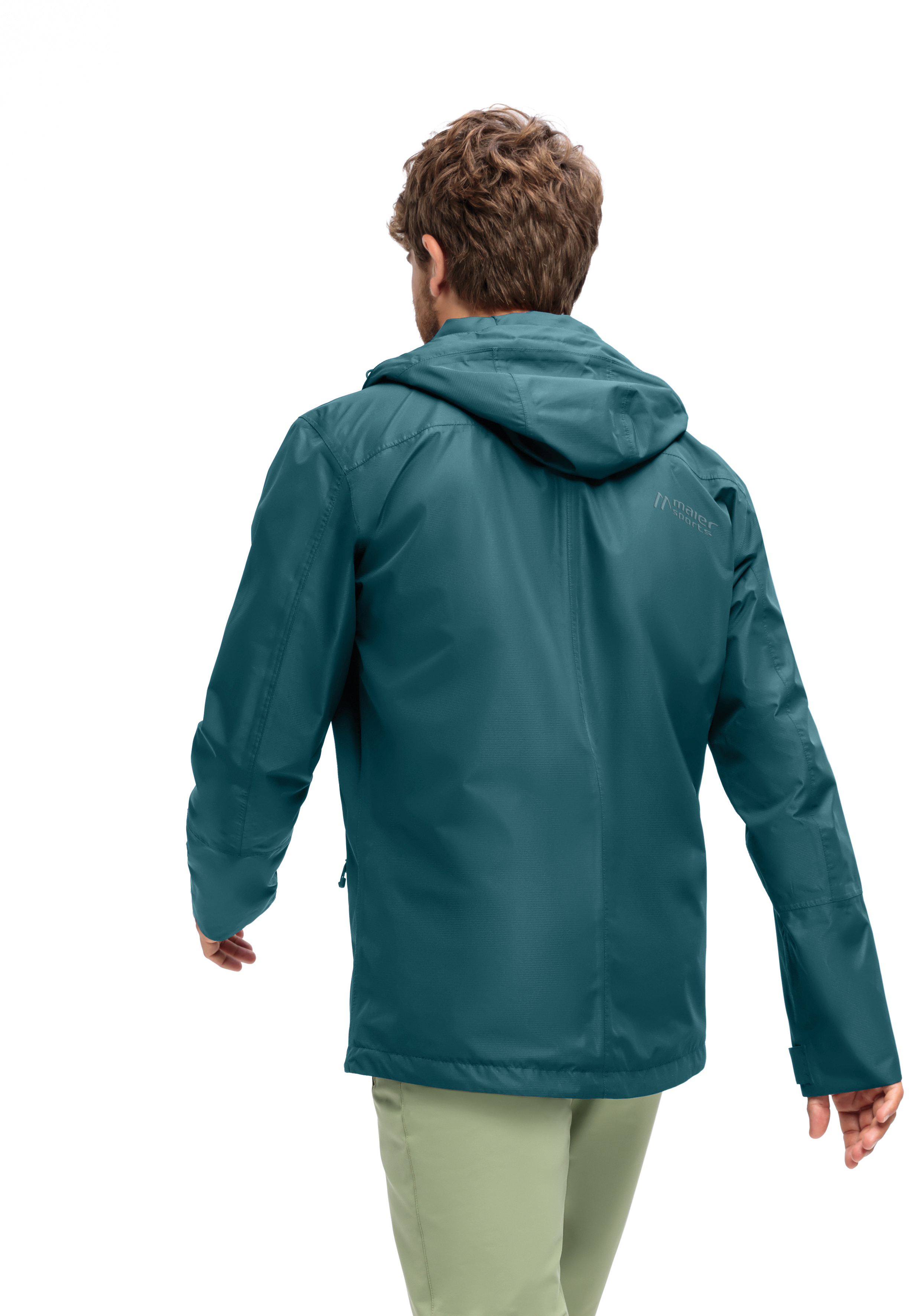 jacke, Hoodie, Jacke mit Kapuze, Teal, Regenjacke
