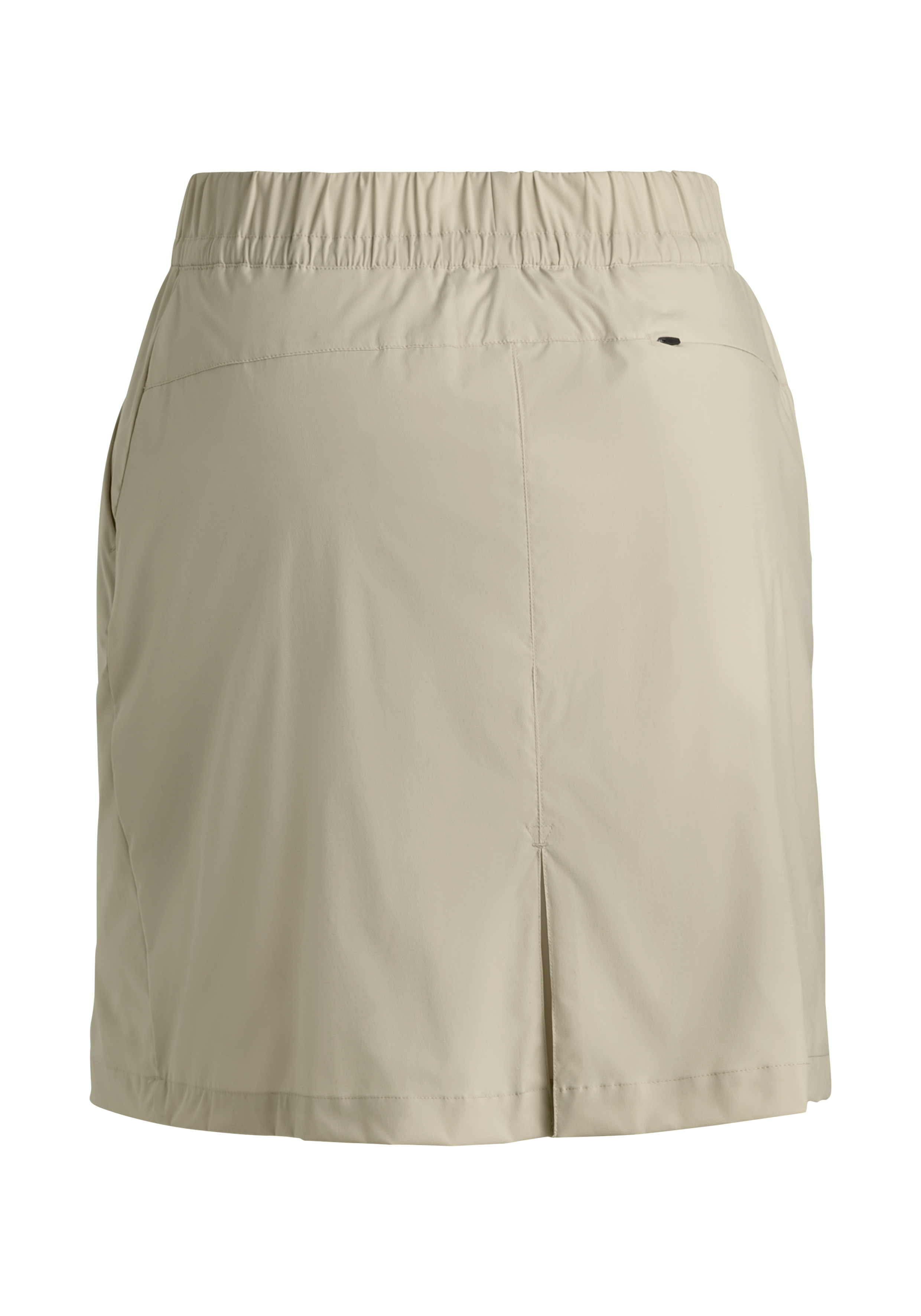 Beige, Kniebund, Rock, Schlitz, Elastischer Bund