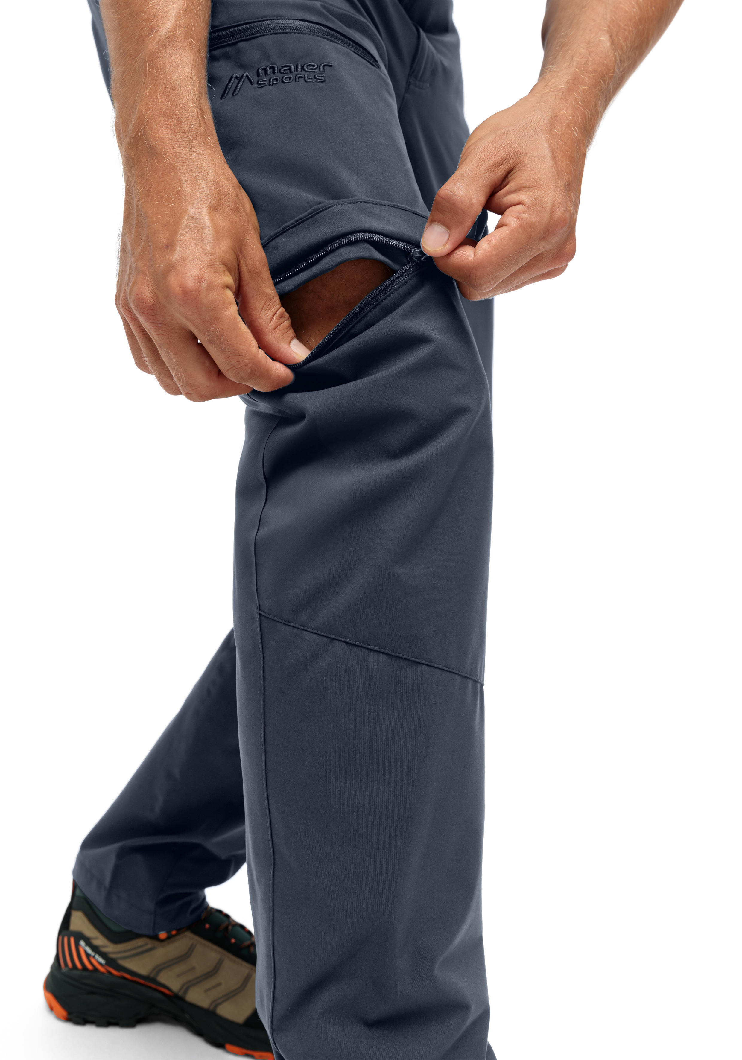 Hosen, Schuh, Erwachsener, Mann, Person, Hosen, Schuh, Erwachsener, Mann, Person, Hose, Outdoor, Reißverschluss, Seitentasche, Nylon