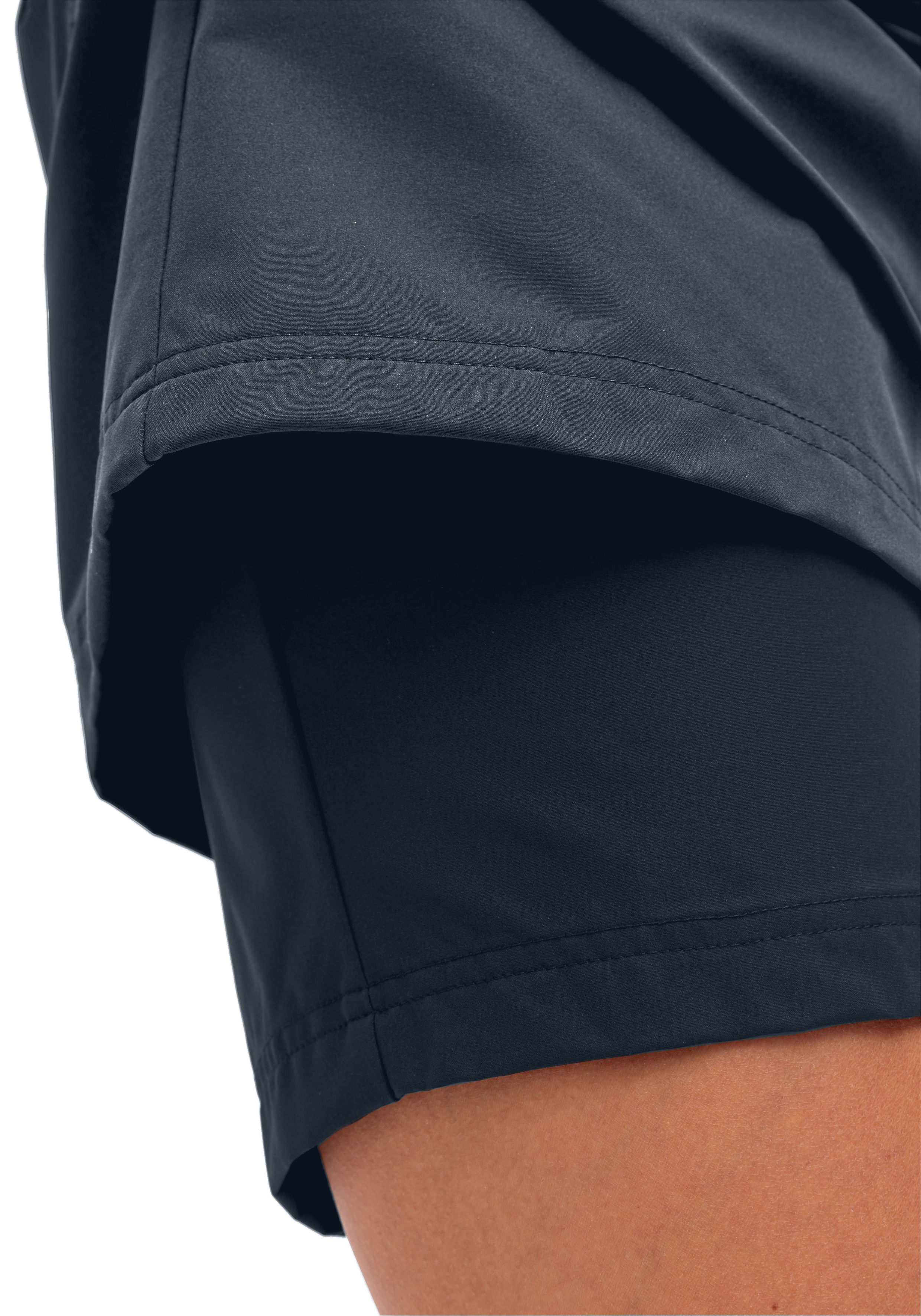 shorts, athletic, navy, fabric, stitched