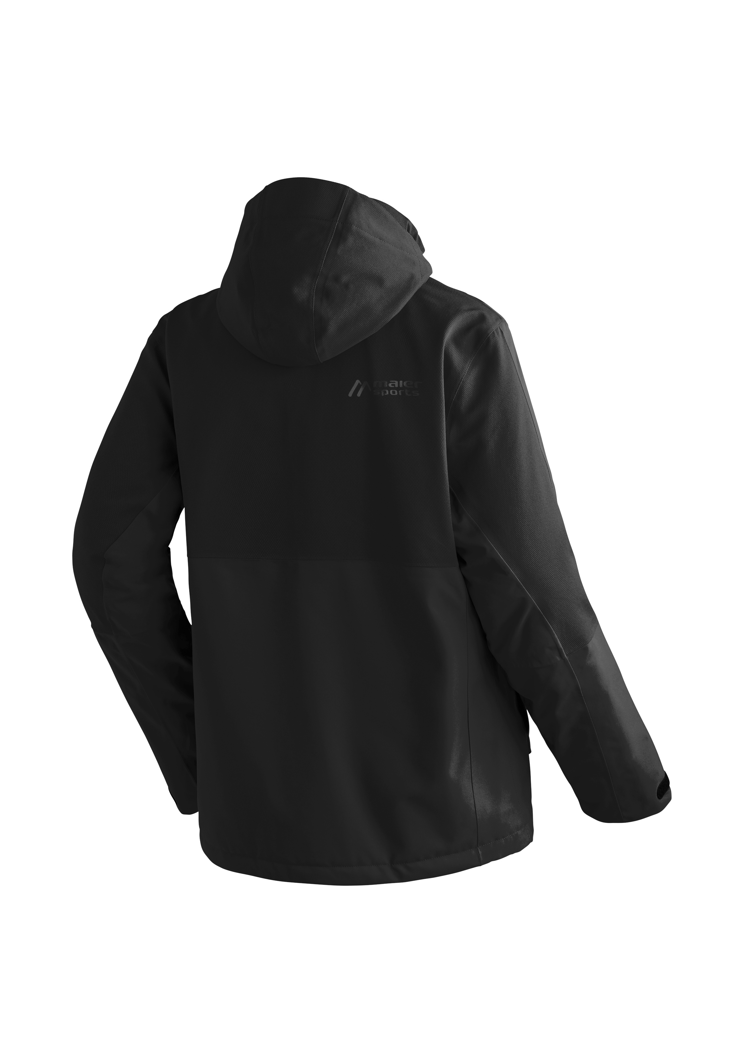 Hoodie, Jacke, Schwarz, Herren, Reißverschluss