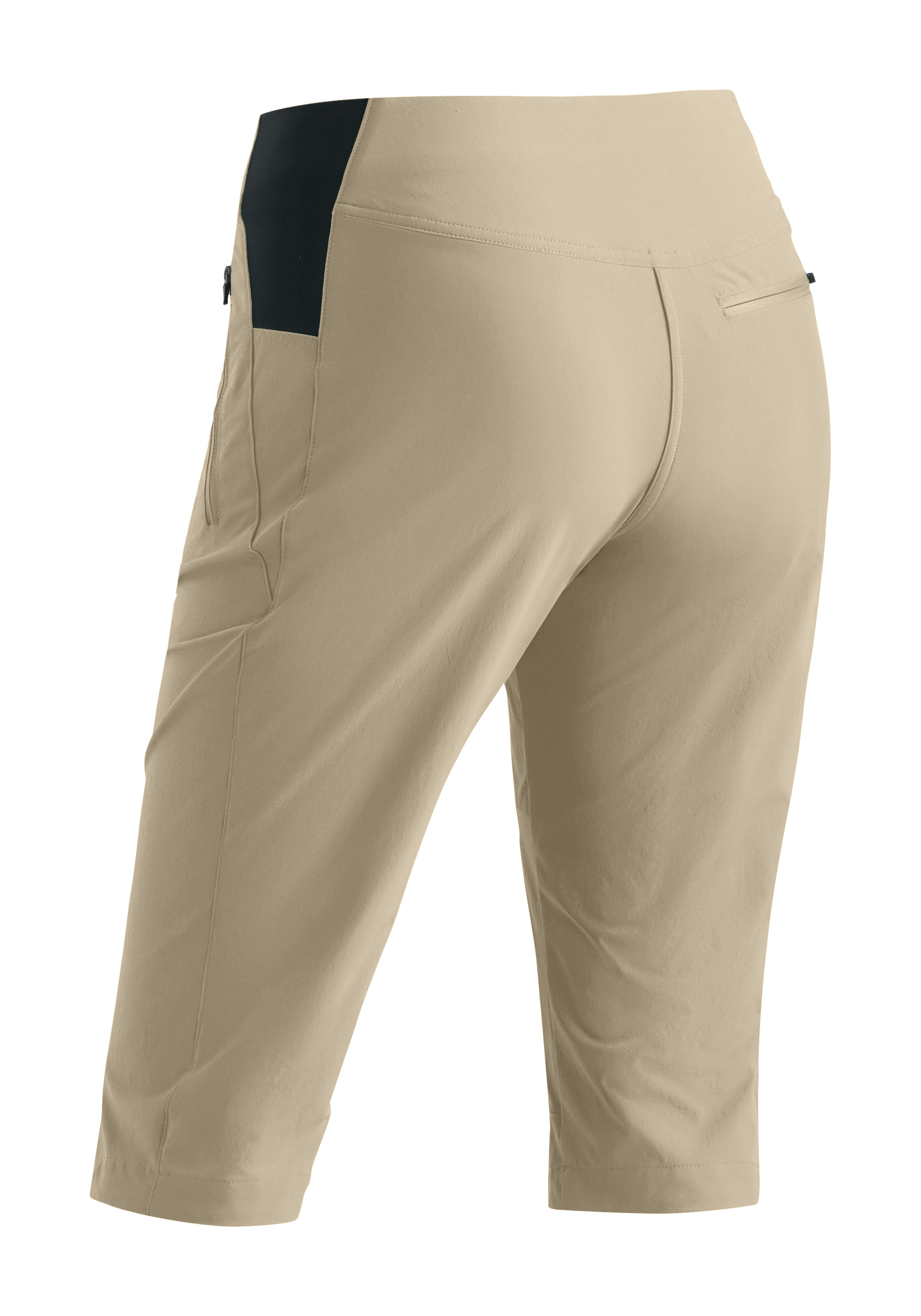 Hose, Shorts, Beige, Beinlänge knielang, Kunstfaser?