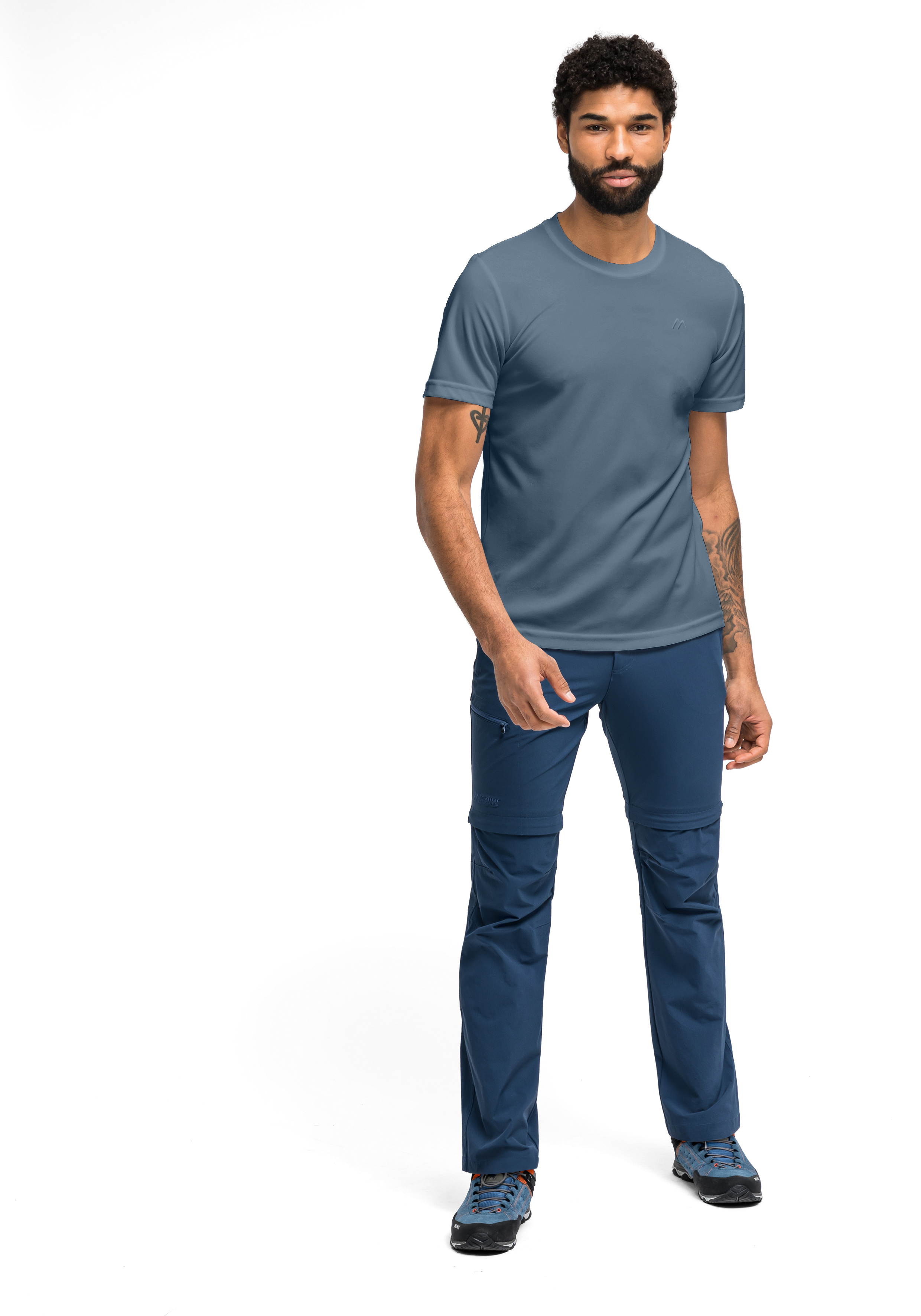 Walter T-Shirt, Kurzarm, Rundhals, Uni-Farbton, Herren, T-Shirt, Rundhals, Kurzarm, Uni Farbe, Beinlange Hose, T-Shirt, Kurzarm, Rundhalsausschnitt, Unifarben, Herrenbekleidung