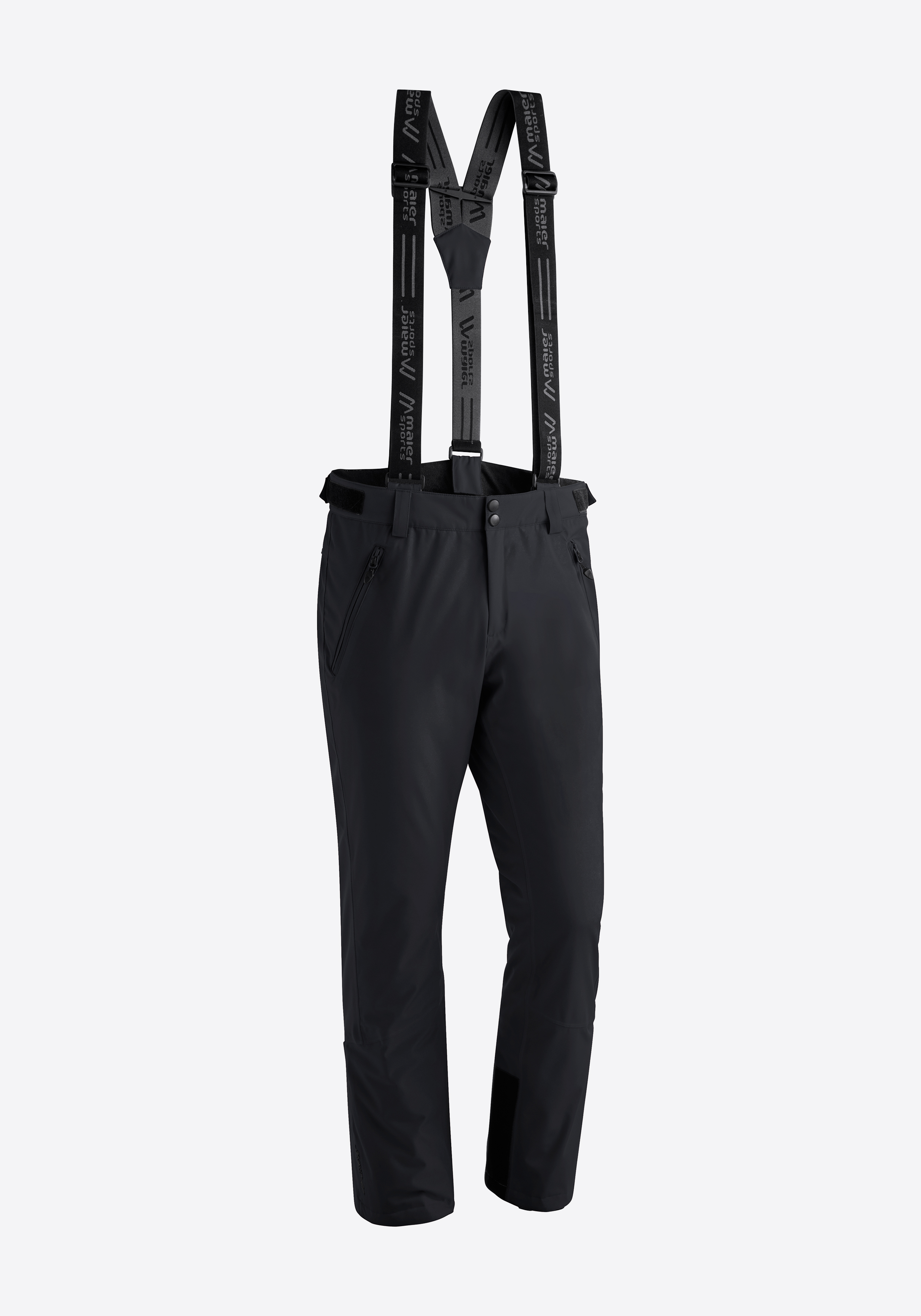 Anton slim hose, pantalon, nylon, gamaschen, träger