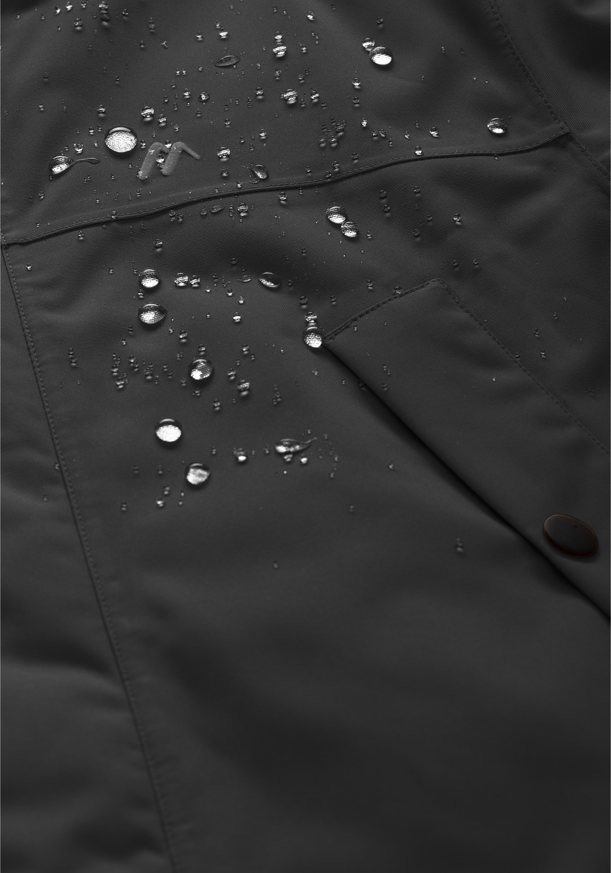 SENNE Mantel, Kapuze, Langer Ärmel, Jacke, Finger, Bekleidung, Mantel, Person, Bekleidung, Mantel, Person, wasserabweisend, hoodie, dunkel, Stoff, Wassertropfen