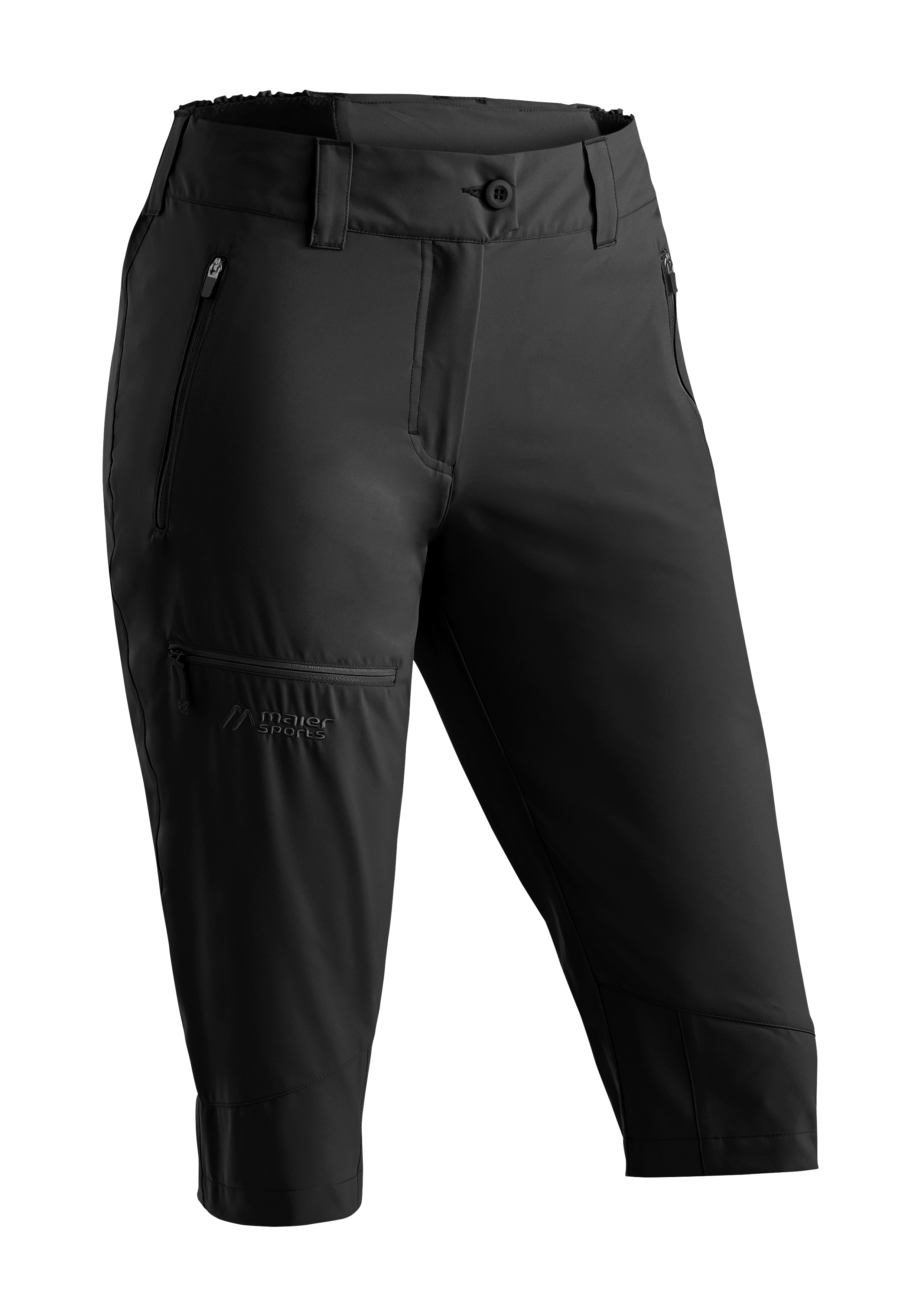 Lulaka Capri LP Bekleidung, Hosen, Kurze Hosen, Weste, Bekleidung, Hosen, Kurze Hosen, Mantel, Hose, Schwarz, Reißverschlusstaschen, Outdoor, Sporthose