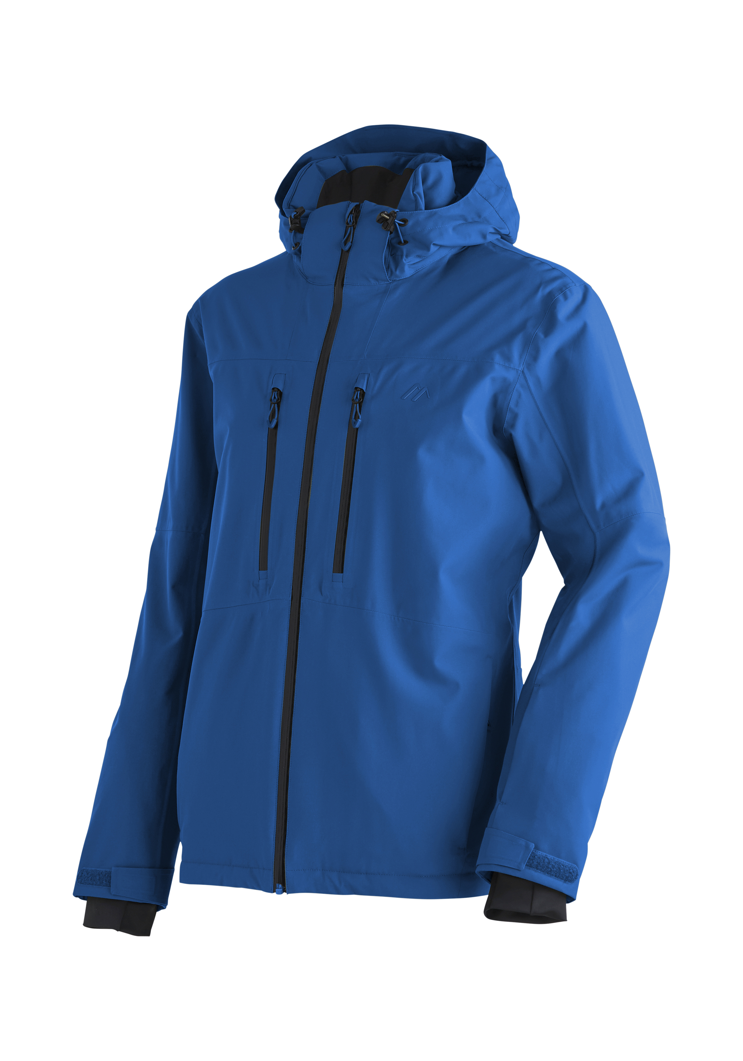 Golte Regenjacke, Herren/Damen Jacke, Reißverschlüsse, Kapuze, Blau