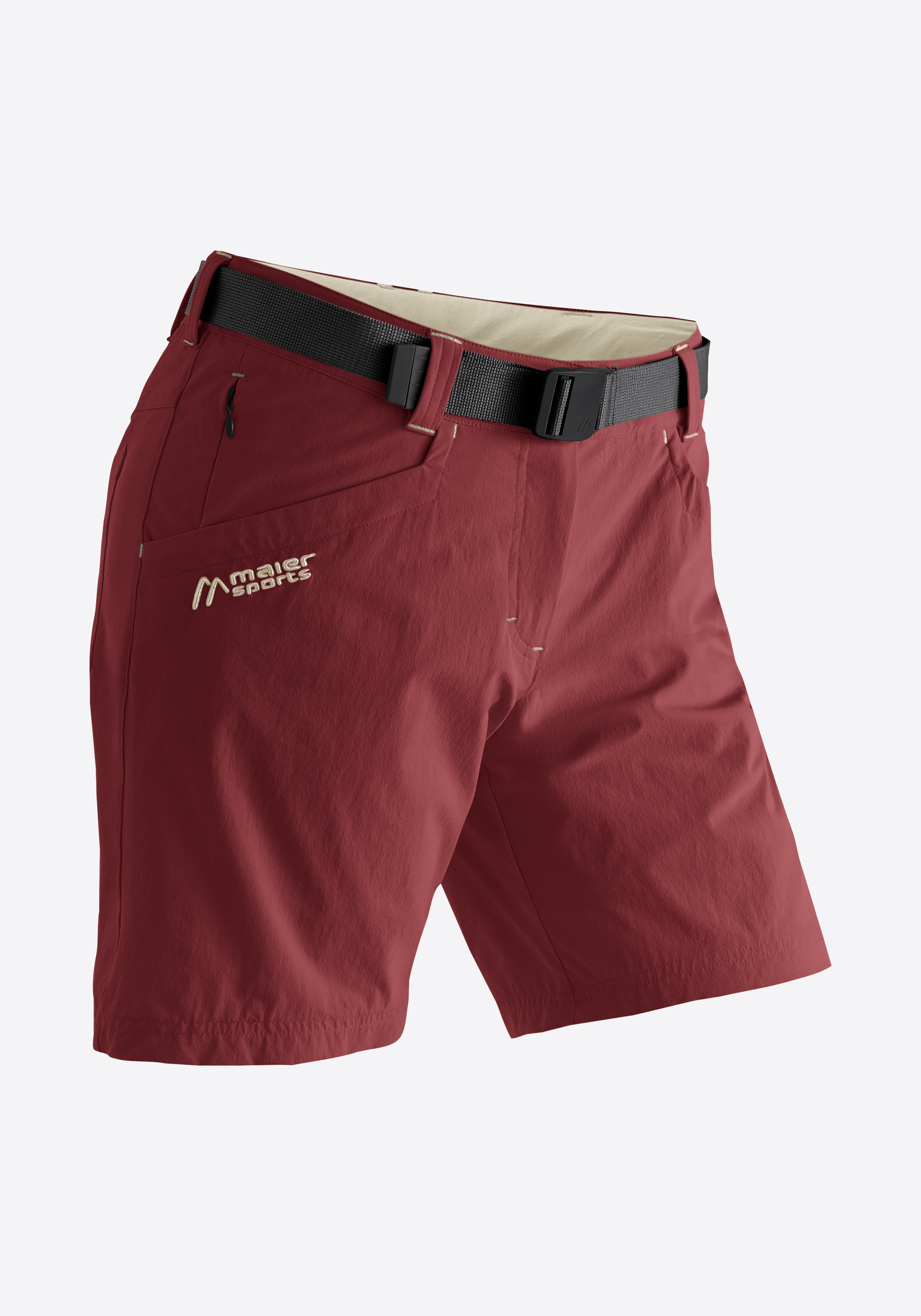 Bekleidung, Kurze Hosen, Kurze Shorts, Outdoor-Shorts, Herren Shorts, Bergsport, Gürtel integriert