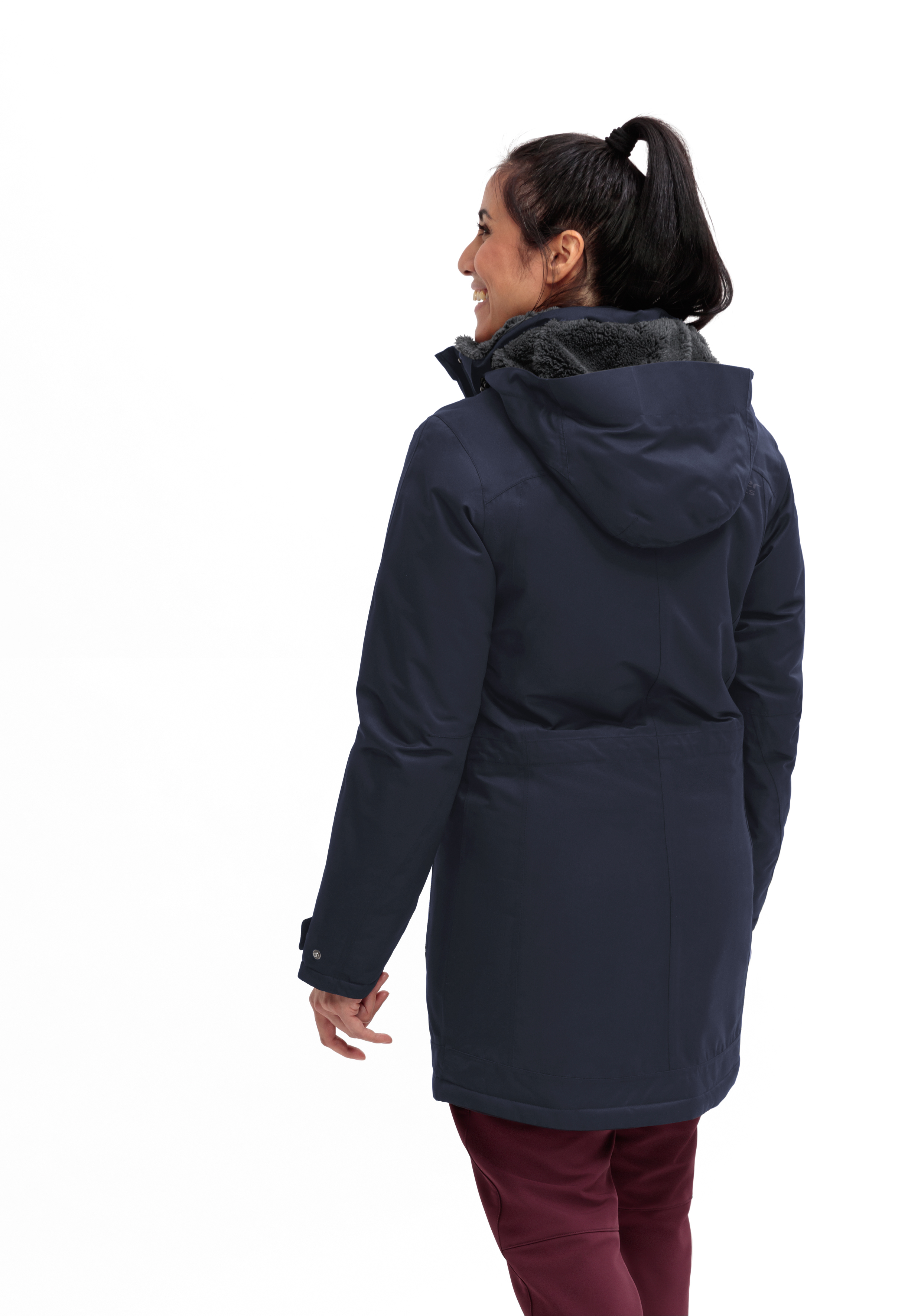 LISA 2.1 Bekleidung, Mantel, Jacke, Person, Bekleidung, Mantel, Jacke, Person, Mantel, Jacke, Person, Langarm, Mantel, Jacke, Person, Langarm, Damenjacke, Winterjacke, Parkajacke, Hoodie-Futter, Navy Blau