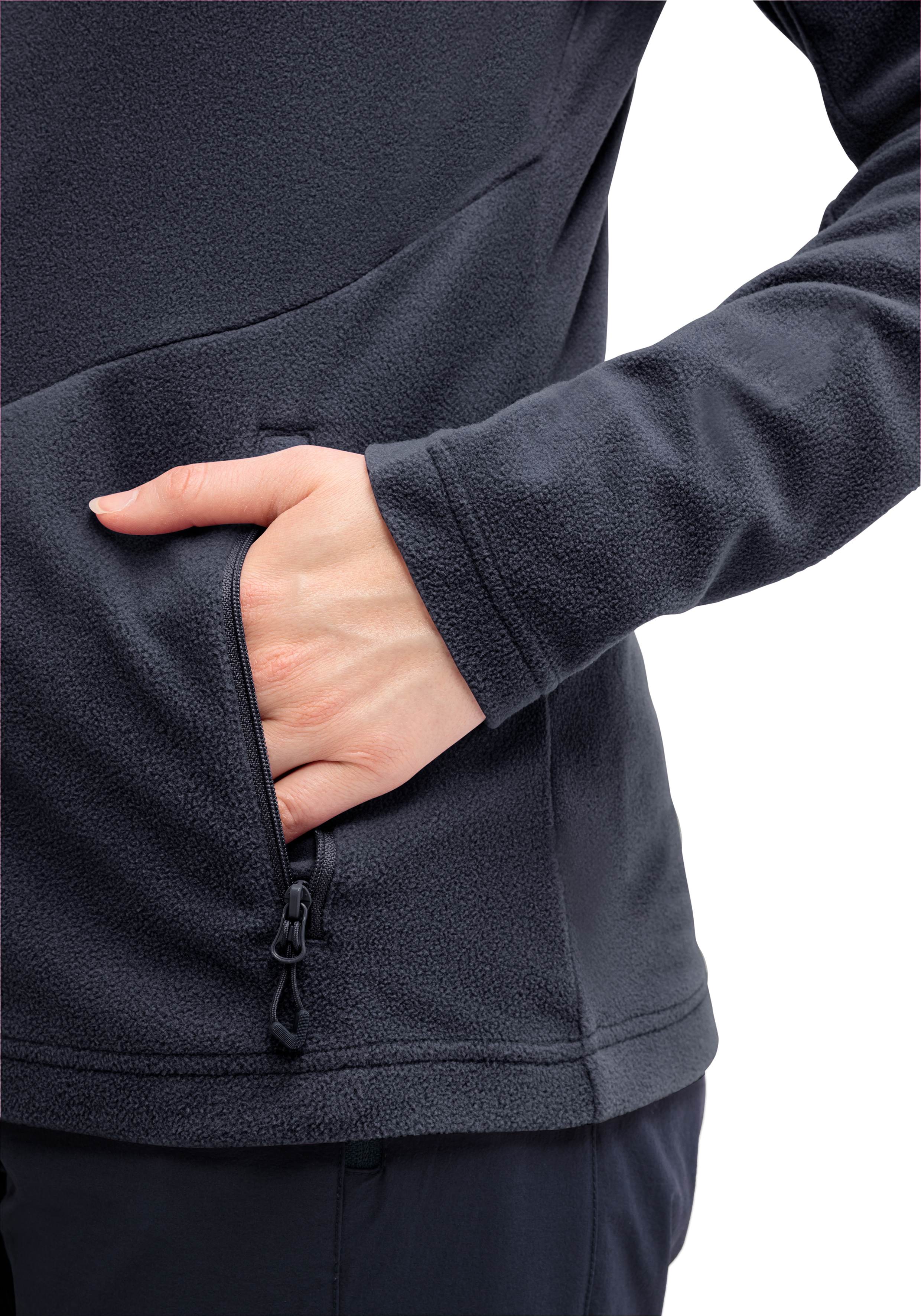 Denise Jacket W Langarm, Mantel, Fleece, Jacke, Person, Langarm, Mantel, Fleece, Jacke, Person, Langarm, Mantel, Fleece, Jacke, Person, fleece, Reißverschlussfach, dunkelgrau, Langarm, Außenbekleidung