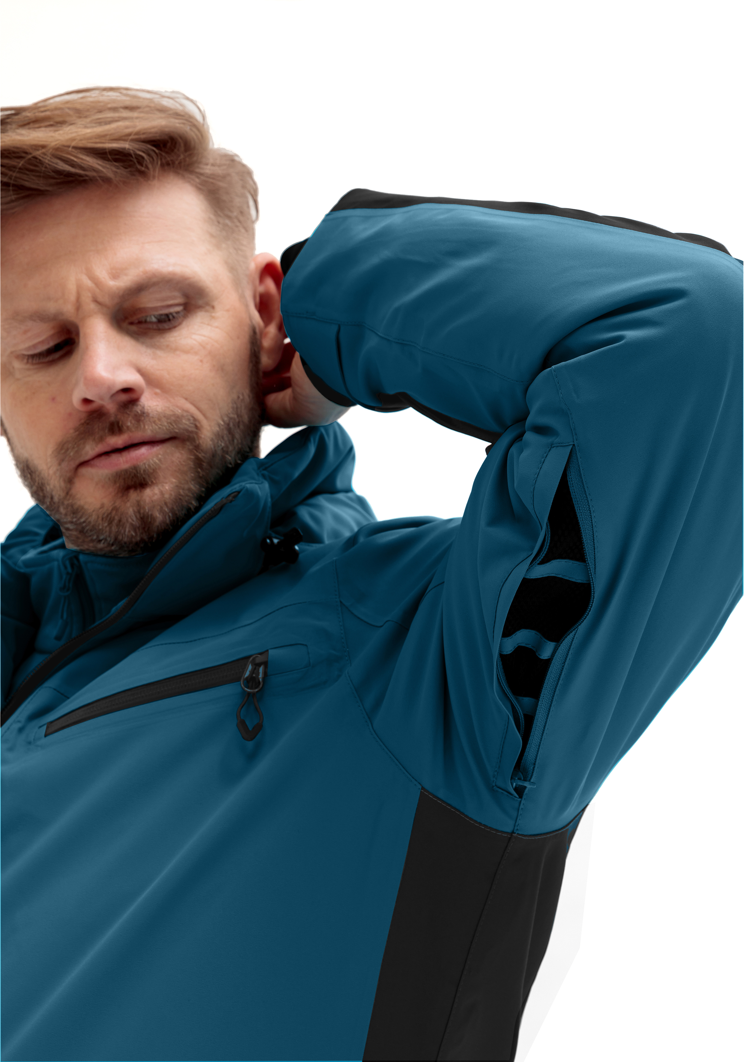 Mantel, Jacke, Langarm, Mann, Person