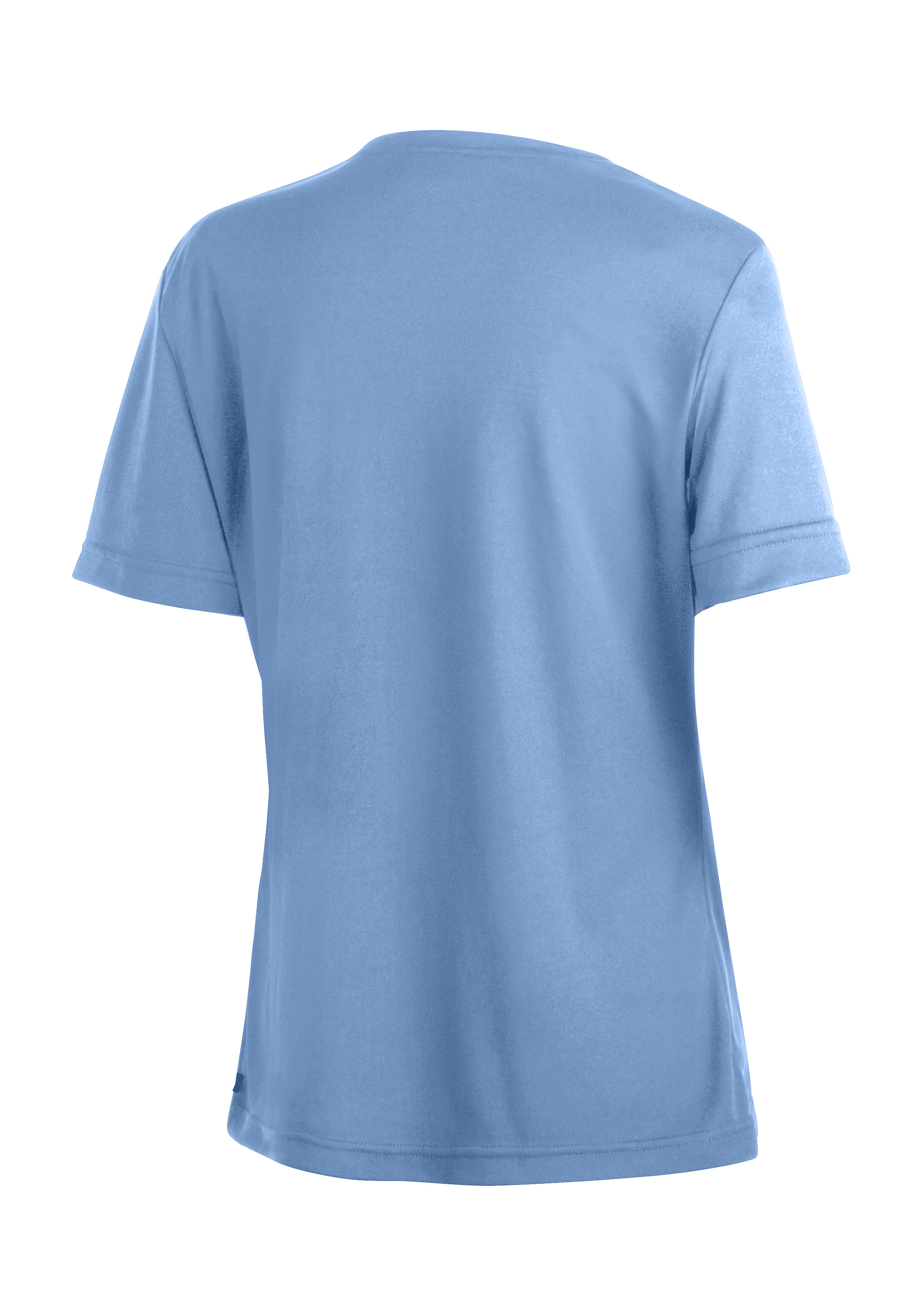 T-Shirt, Kurzarm, Rundhals, Uni-Farbe, Baumwolle, T-Shirt, Kurzarm, Unifarbe, Kapuzenfrei, Rückenansicht