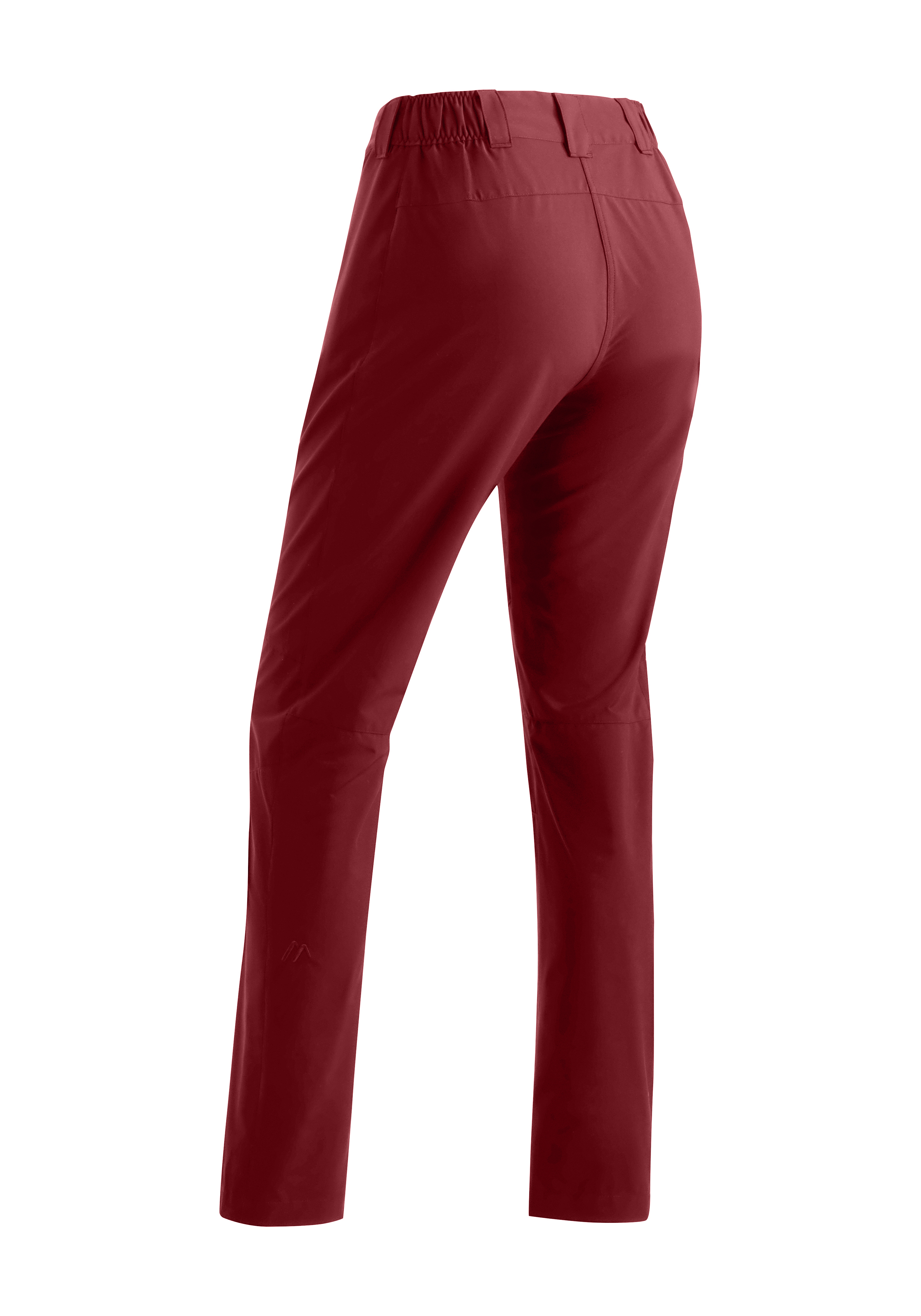 Lulaka Loop Hose, Chino, Rot, Knöchellang, Elastischer Bund