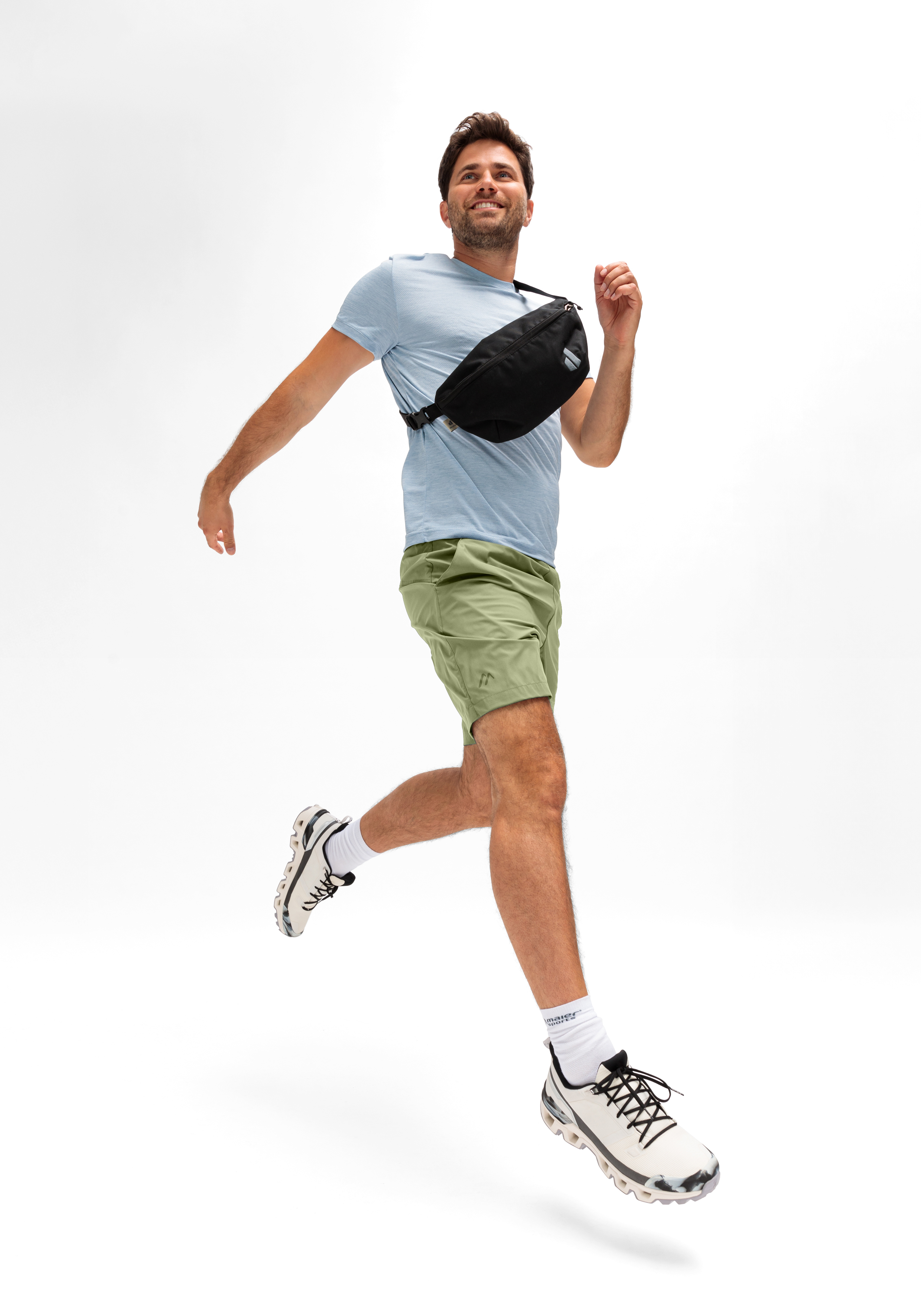 Fort Shorts M Crossbody bag, Messenger bag, Black bag, Zip pocket, Outdoor accessory