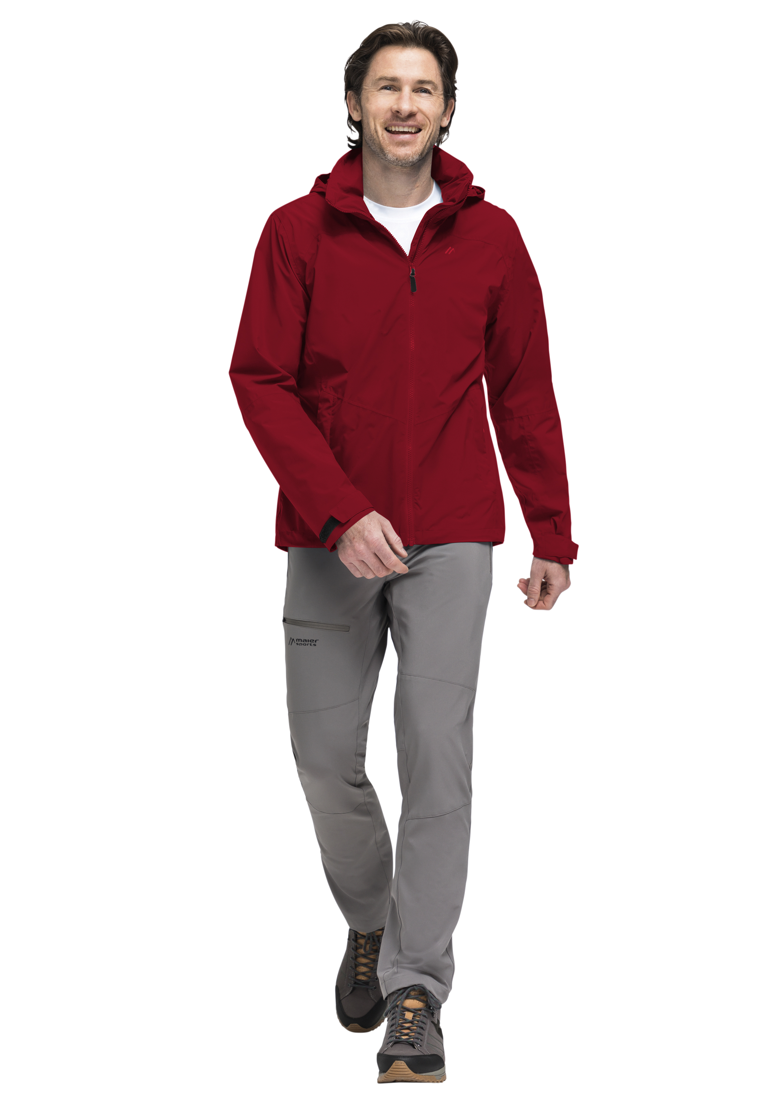 Mantel, Jacke, Erwachsener, Mann, Person, jacke, regenjacke, fahrradjacke, rot, herren