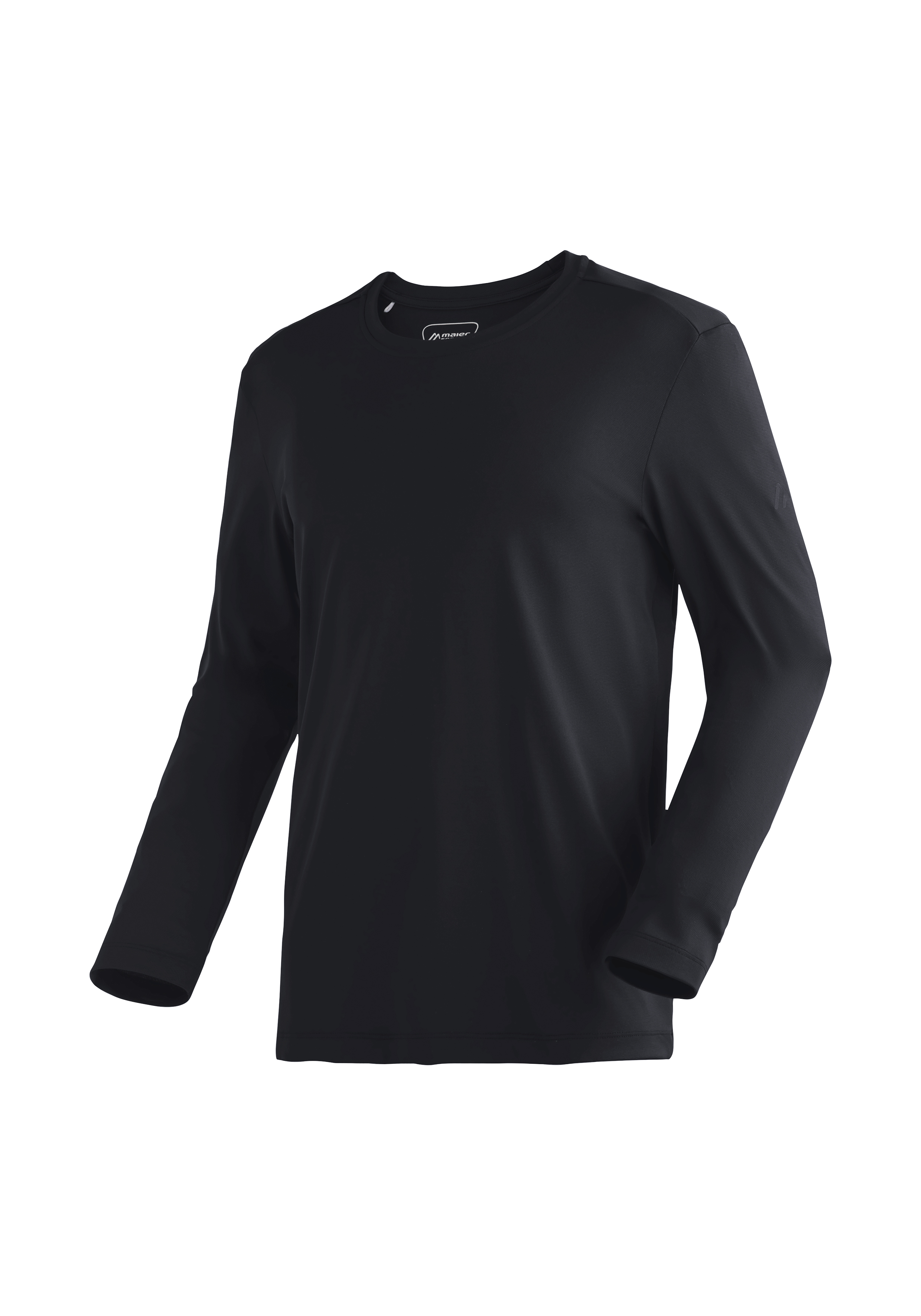 Tight Long Tee M Bekleidung, Langarm, Ärmel, T-shirt, Pullover, Langarmshirt, Schwarz, Rundhals, Basicshirt, Material: Polyester