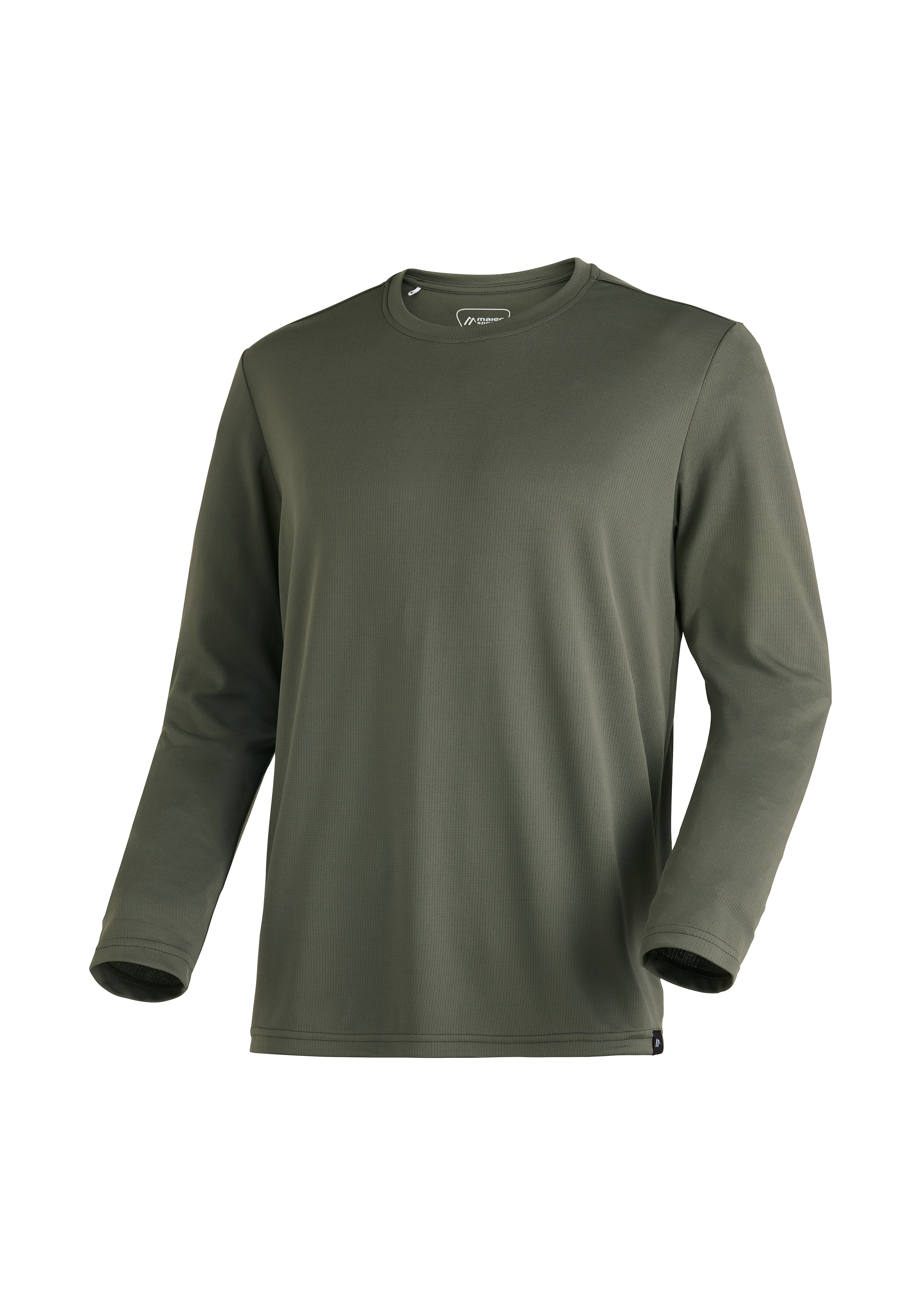 Bekleidung, Langarm, Ärmel, Mantel, Langarmshirt, Olive, Glatte Oberfläche, Rundhalsausschnitt, Herren/Unisex