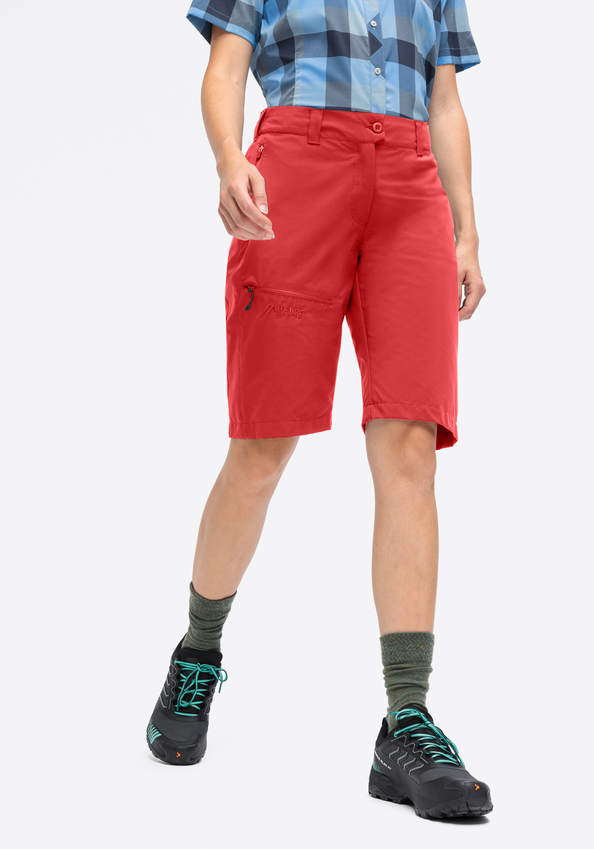 Lulaka Bermuda LP Kurze Hose, Junge, Männlich, Person, Jugendlich, shorts, rot, cargo, knielang, sport