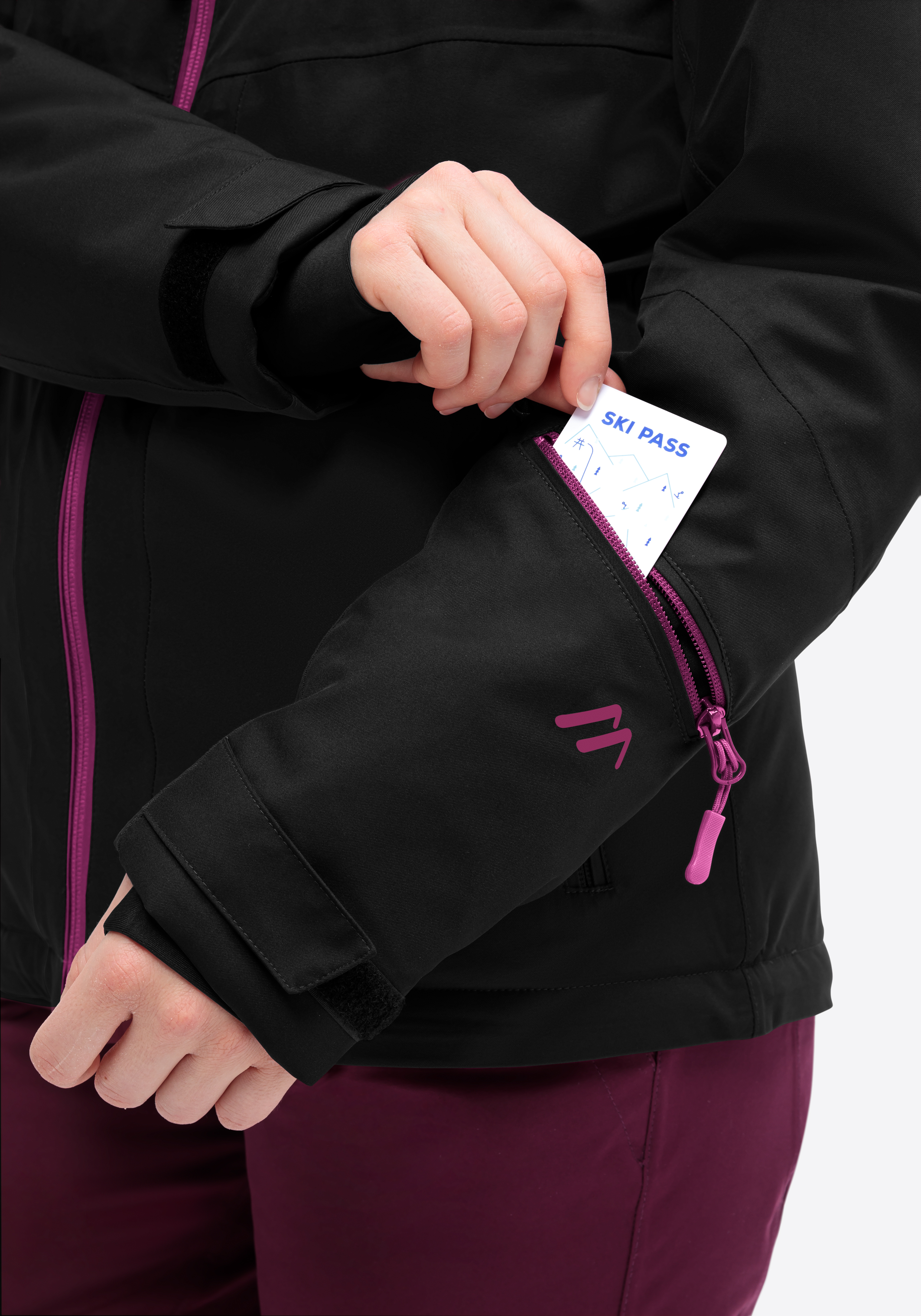 Langarm, Mantel, Jacke, Finger, Hand